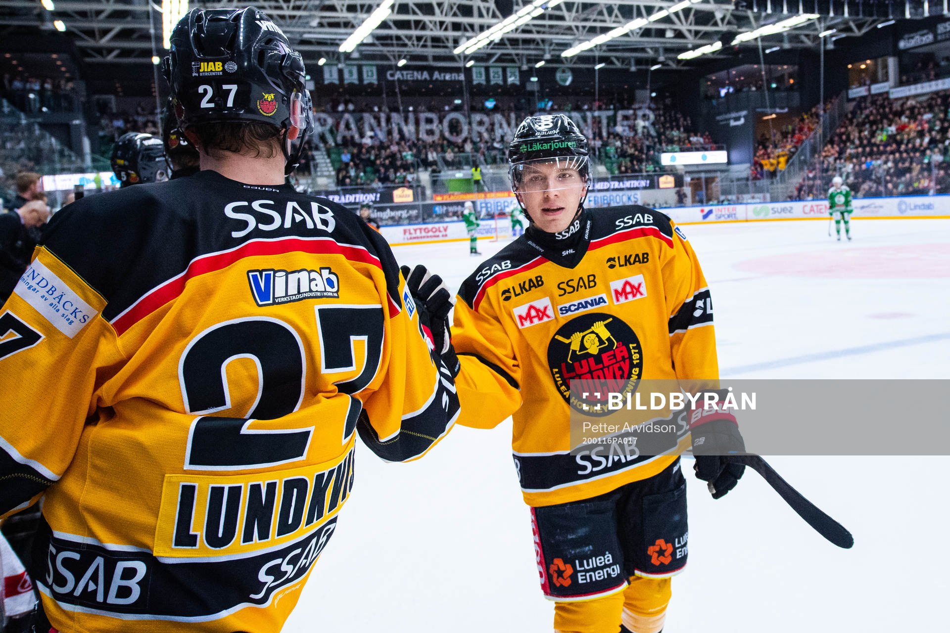 Luleås Joonas Jalvanti jublar