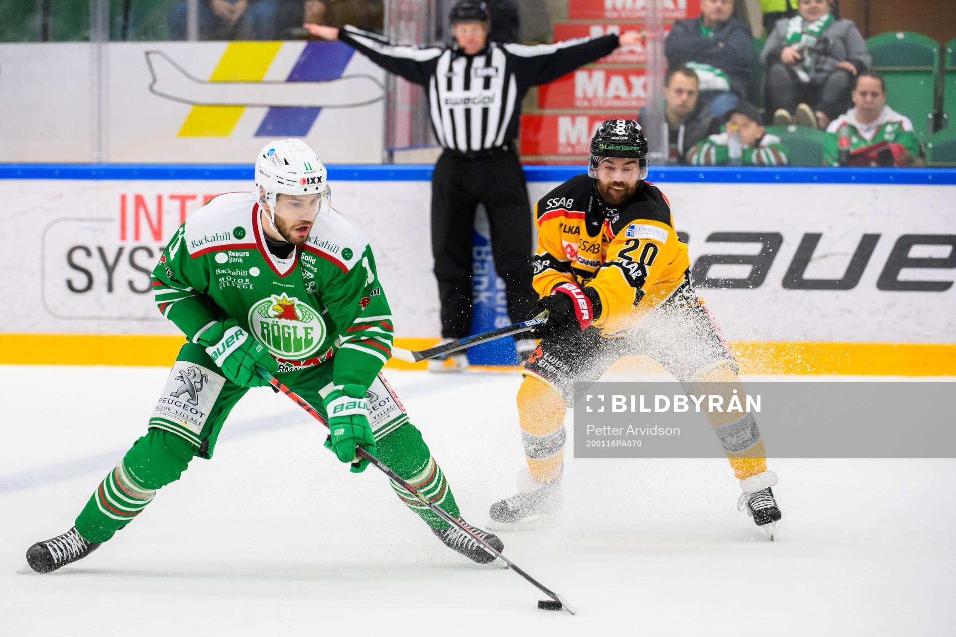Rögles Mattias Sjögren och Luleås Jack Connolly