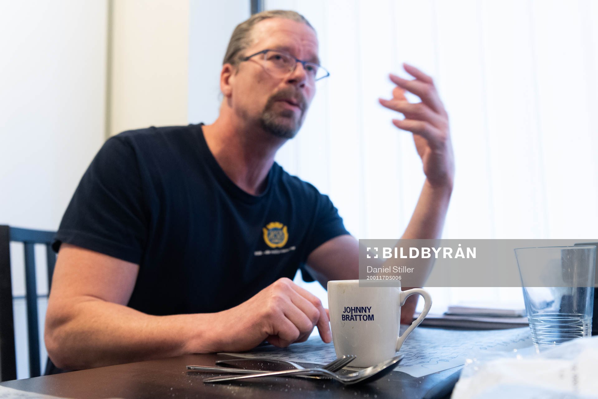 Den före detta fotbollsspelaren Johnny Ekström