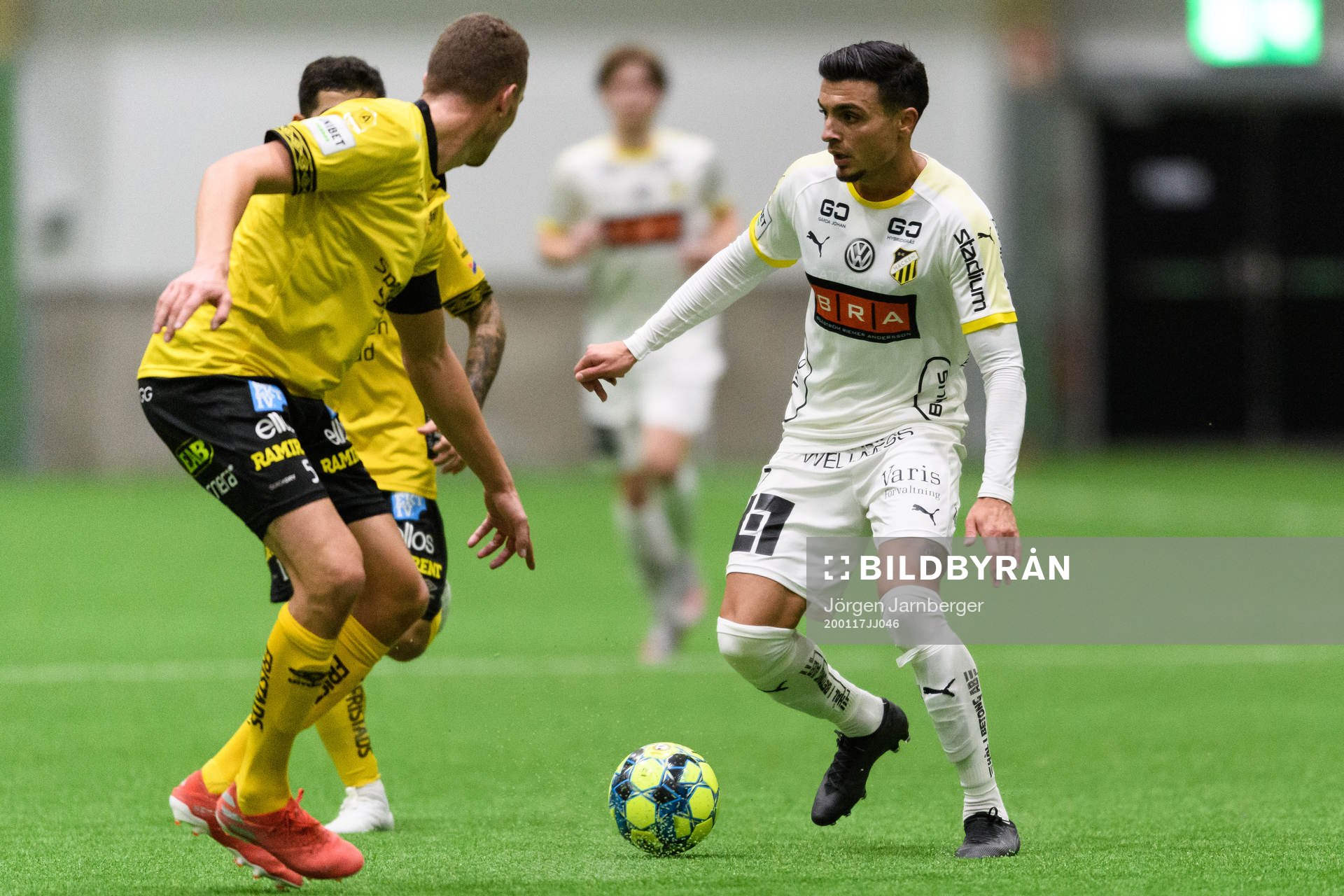 Häckens Ahmed Yasin under träningsmatchen i fotboll mellan Elfsborg och Häcken den 17 januari 2020 i Borås.