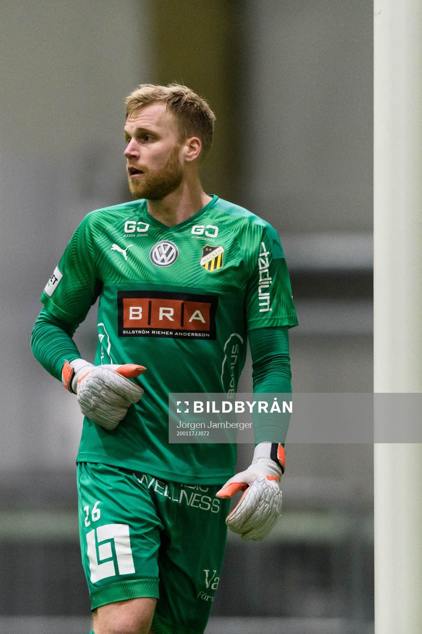 Häckens målvakt Peter Abrahamsson