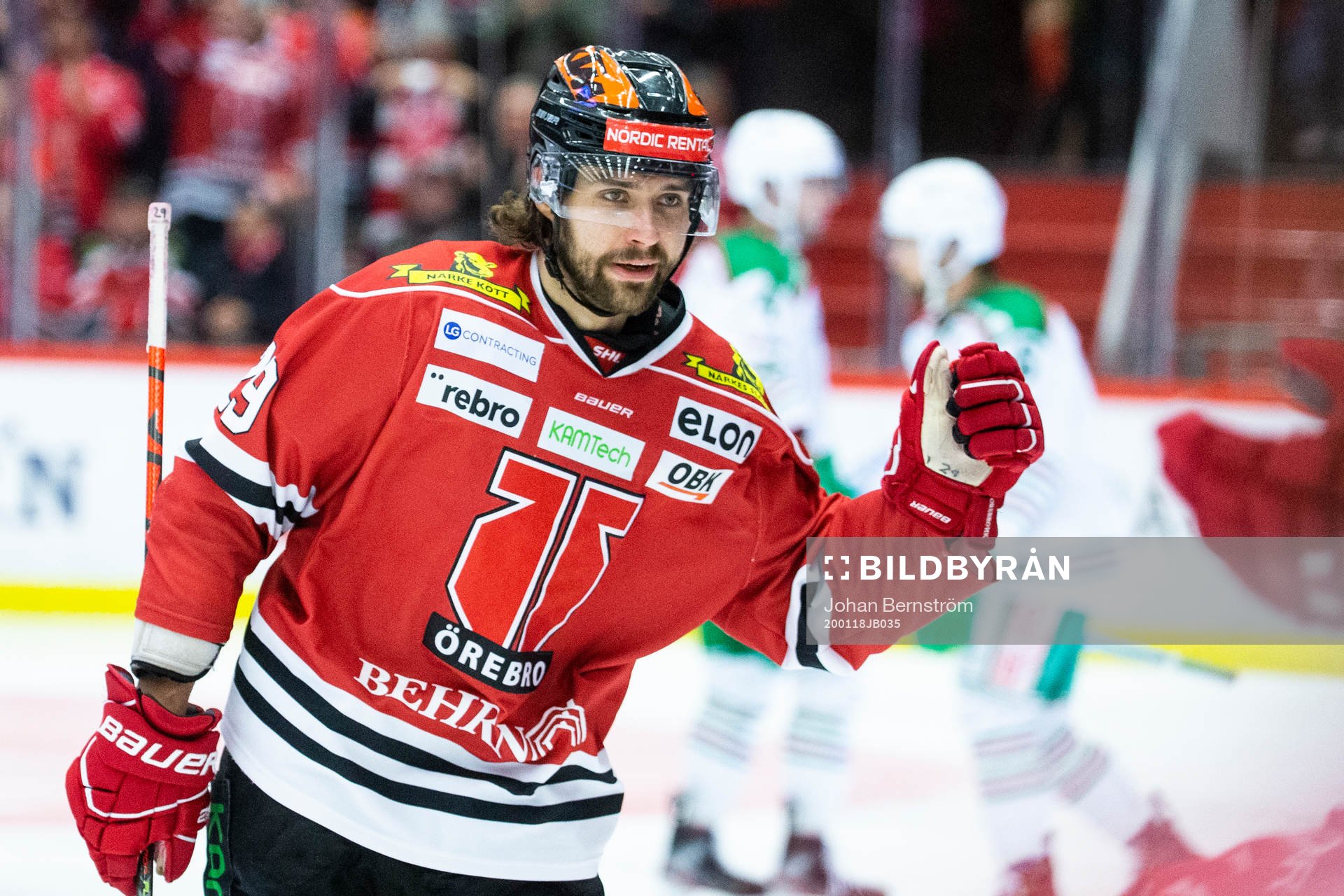 Örebros Ludvig Rensfeldt jublar