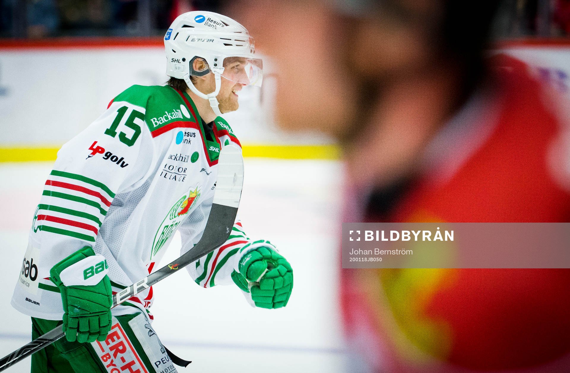 Rögles Simon Ryfors jublar