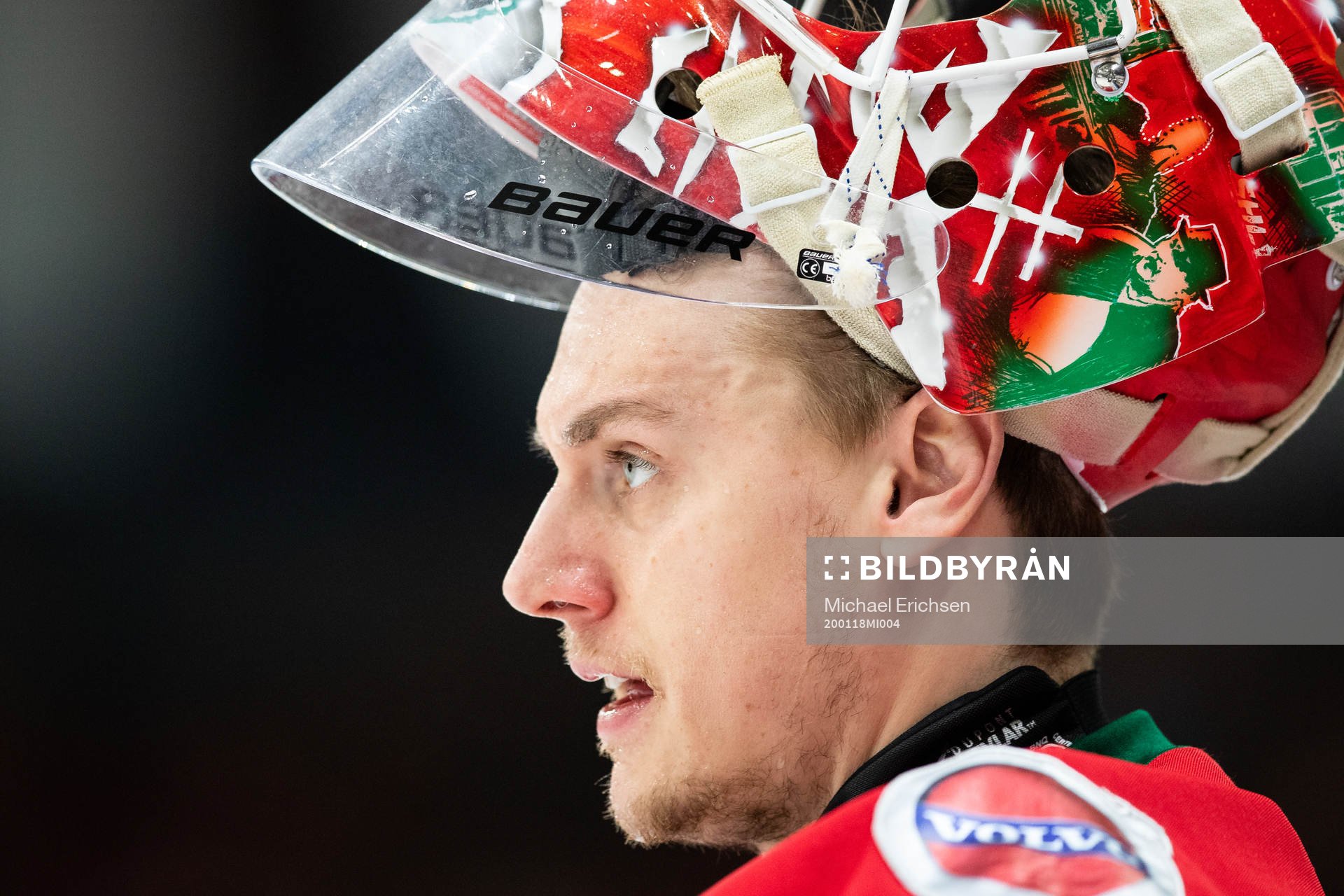 Frölundas målvakt Johan Mattsson