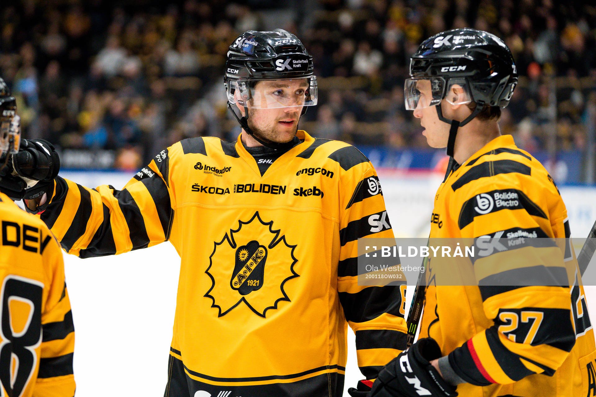 Skellefteås Filip Berglund och Robin Alvarez