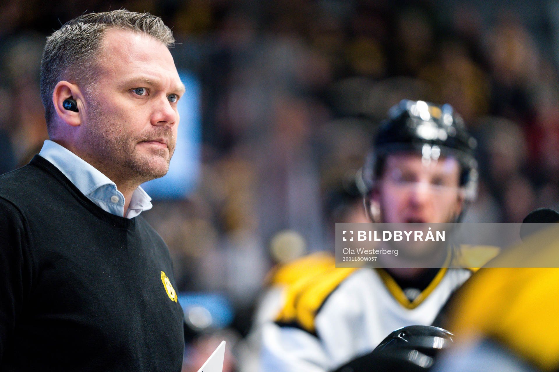 Brynäs assisterande tränare Mikael Holmqvist