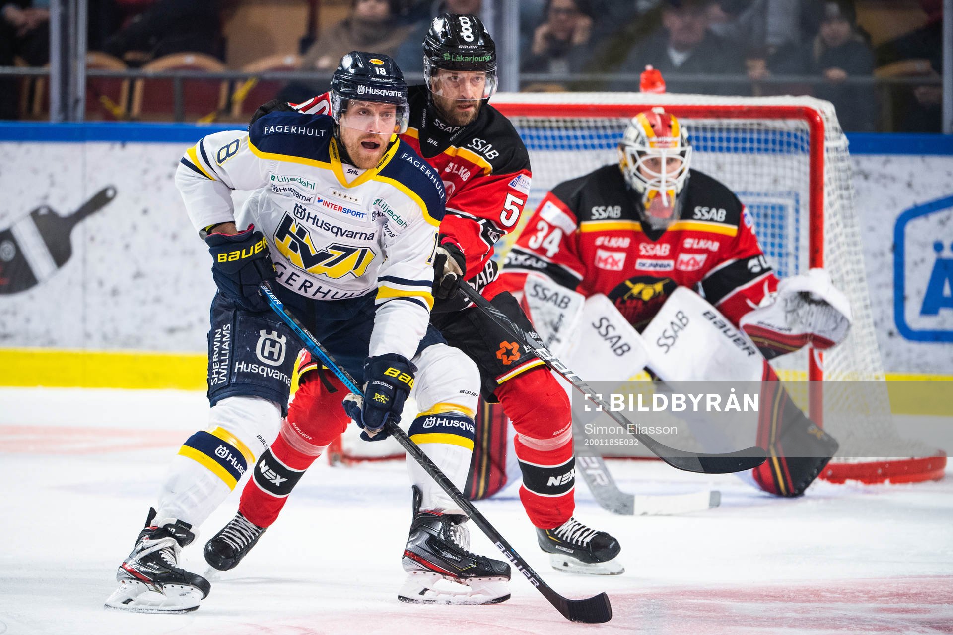 s Nils Andersson och Luleås Daniel Sondell