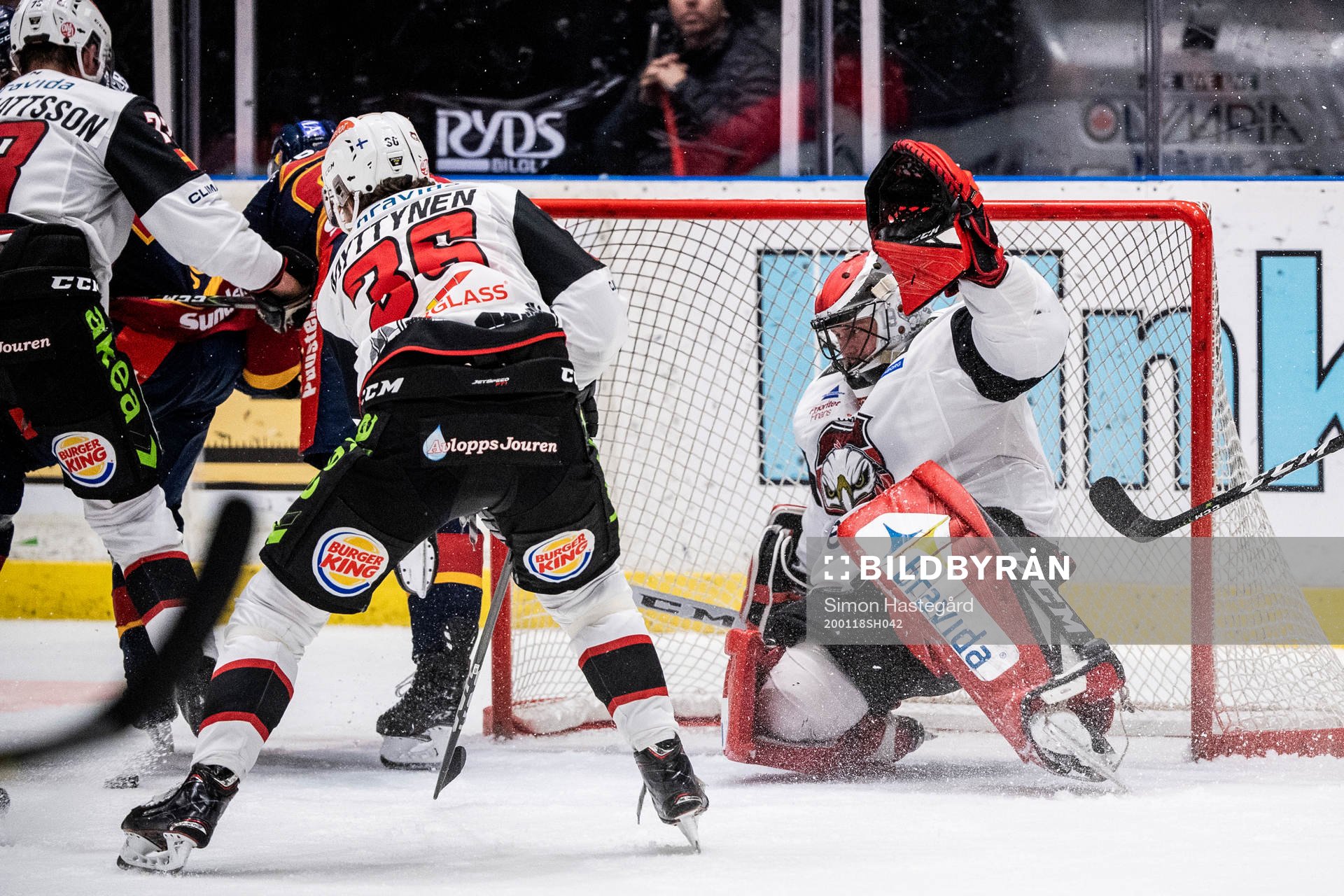Malmö Redhawks målvakt Oscar Alsenfelt