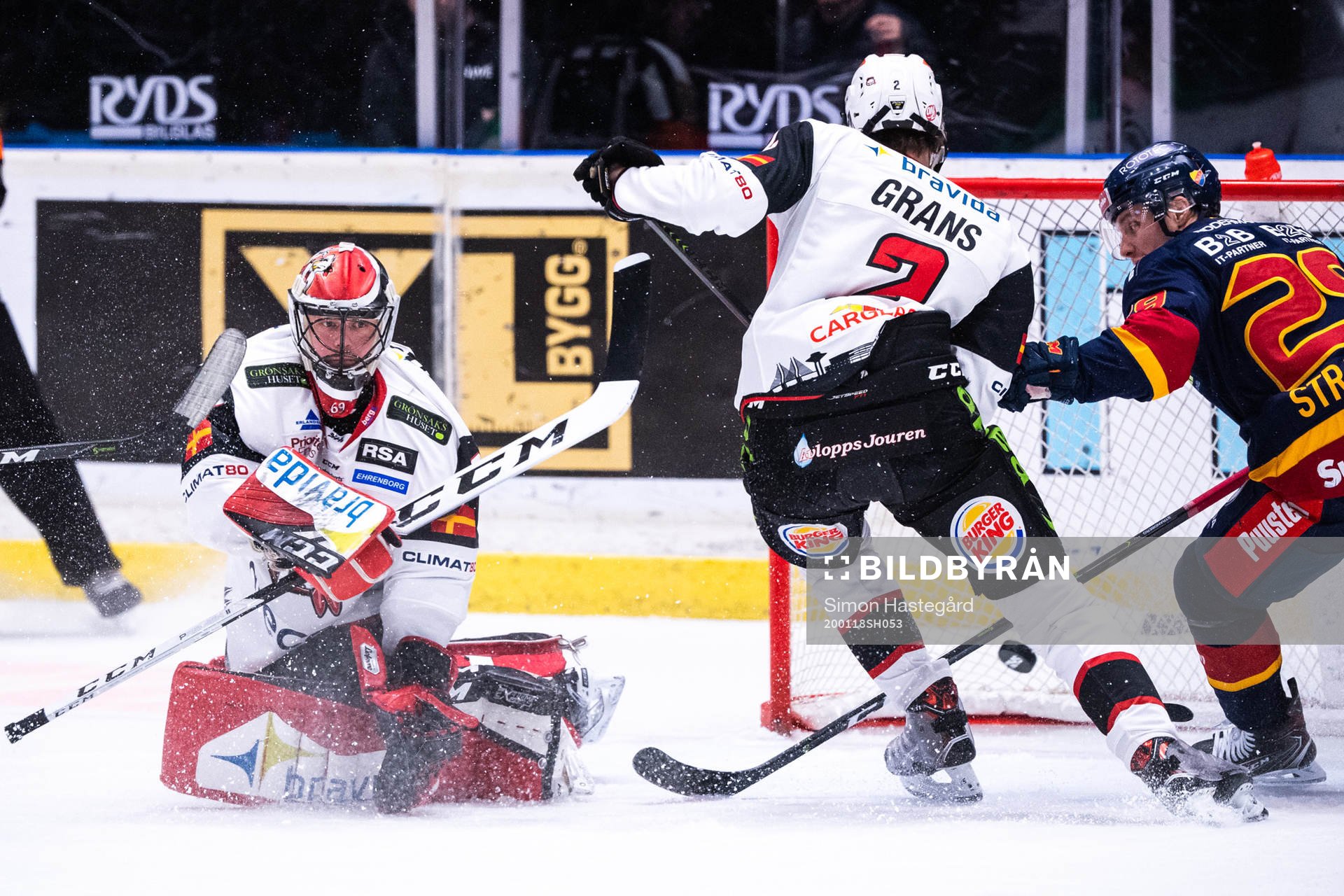 Malmö Redhawks målvakt Oscar Alsenfelt