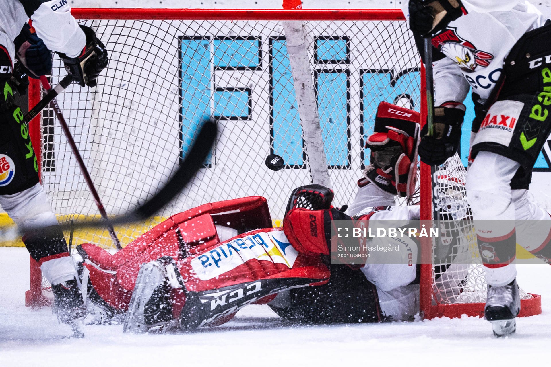 Malmö Redhawks målvakt Oscar Alsenfelt