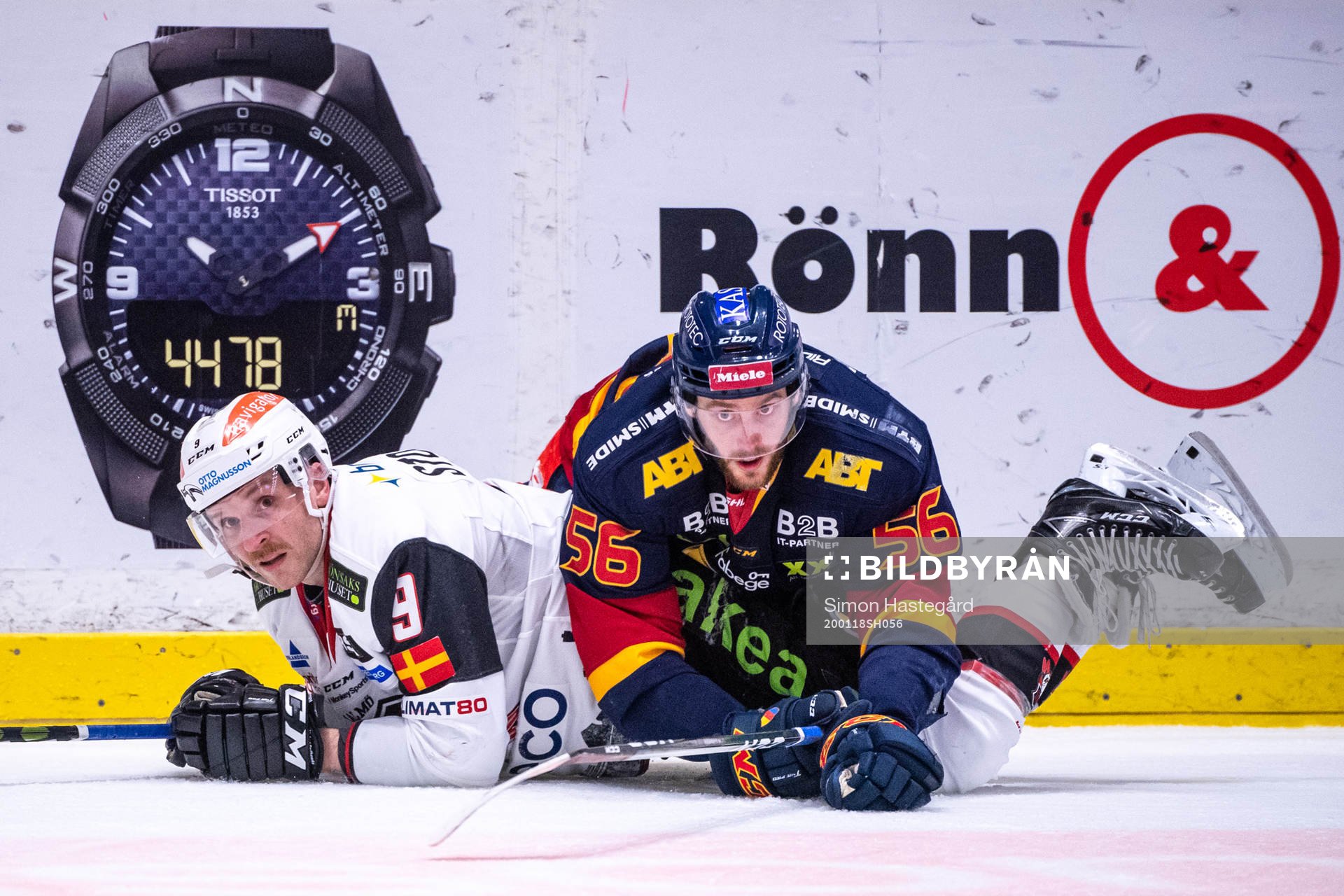 Malmö Redhawks Frederik Storm och Djurgårdens Robin Norell