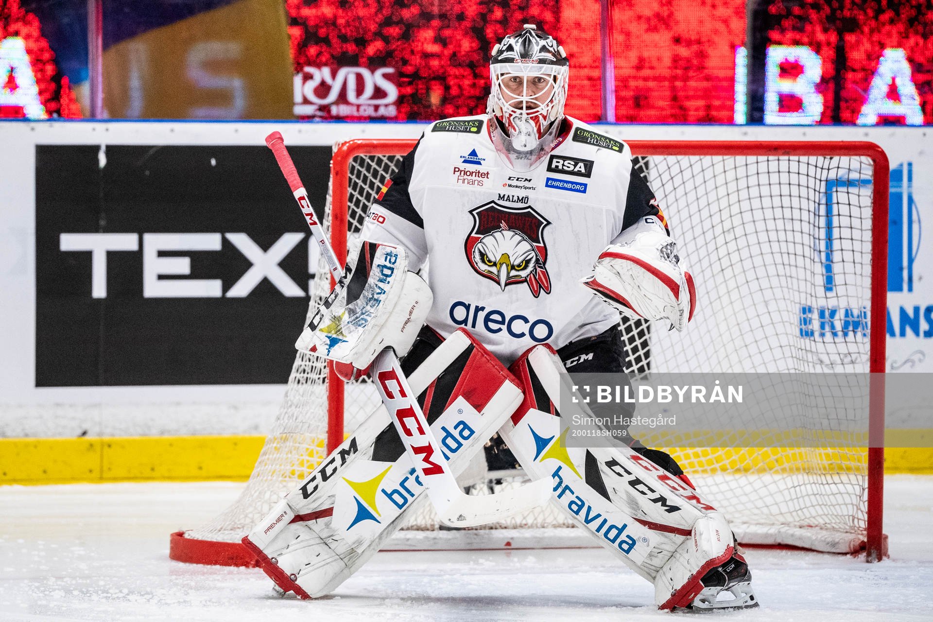 Malmö Redhawks målvakt Lars Volden