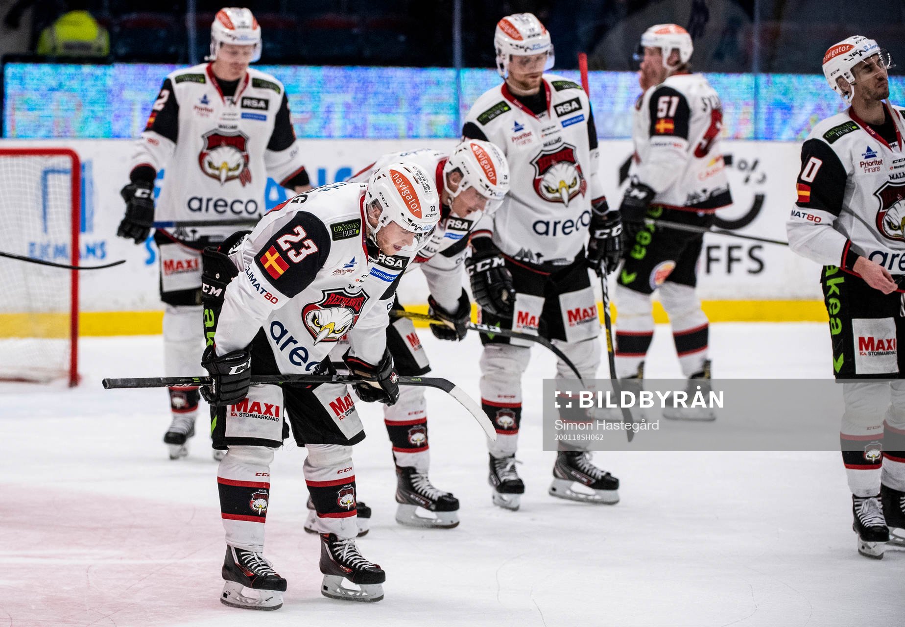 Malmö Redhawks Christoffer Forsberg deppar