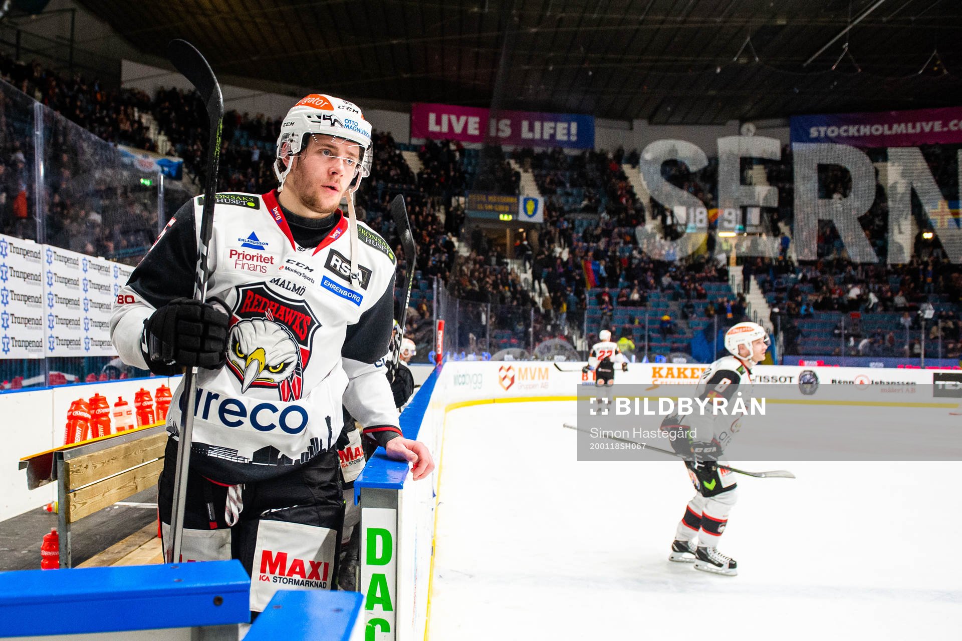Malmö Redhawks Carl Persson deppar