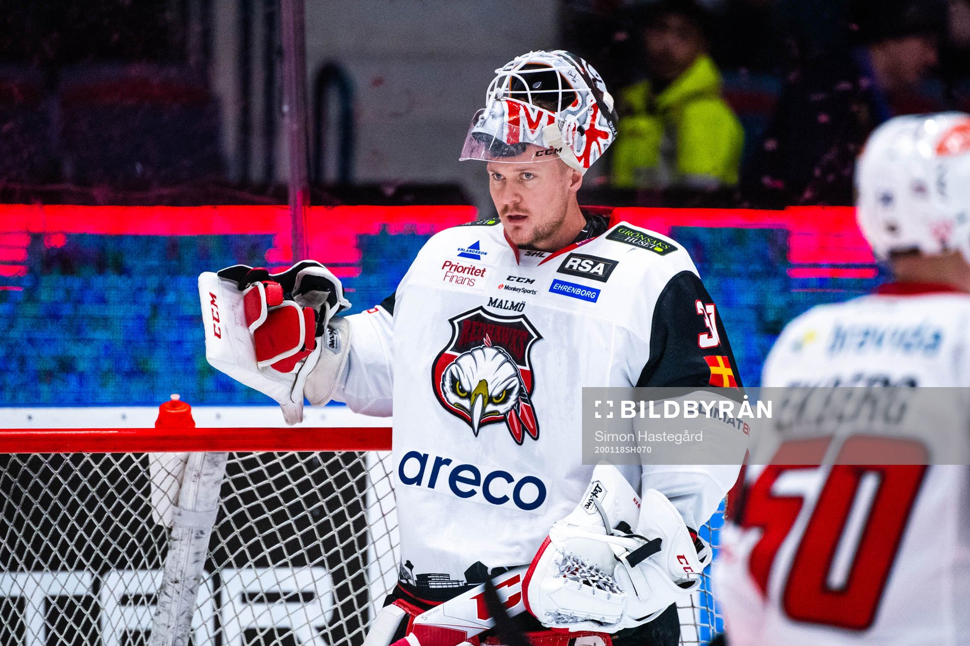 Malmö Redhawks målvakt Lars Volden