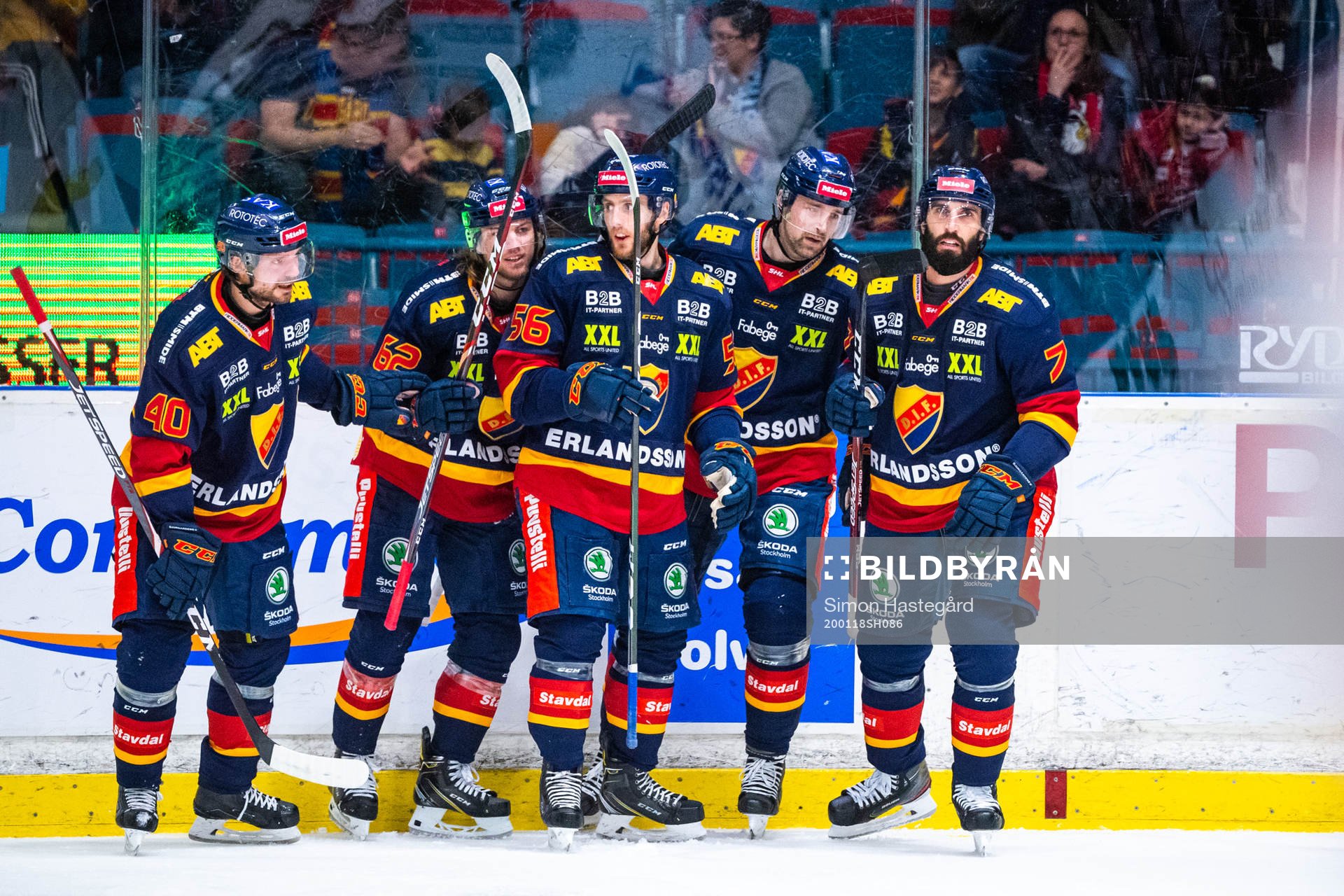 Djurgårdens Jacob Josefsson , Manuel Ågren , Robin Norell