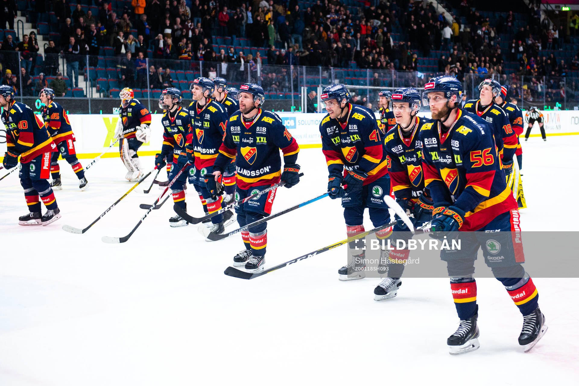 Djurgårdens spelare jublar