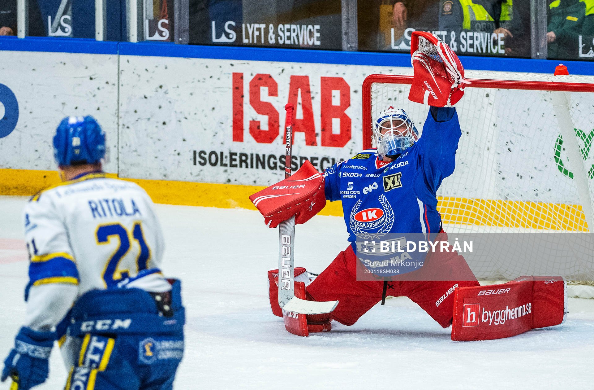 Oskarshamns målvakt Tex Williamsson