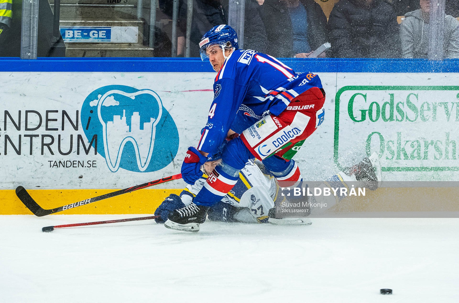 Oskarshamns Pontus Netterberg och Leksands Spencer Abbott