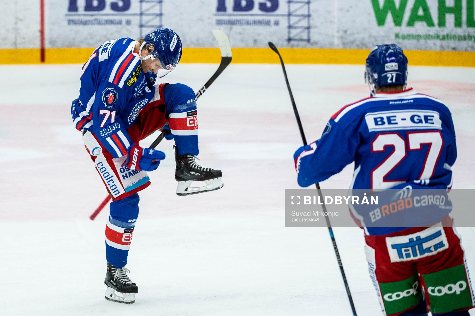 Oskarshamns Filip Sveningsson jublar