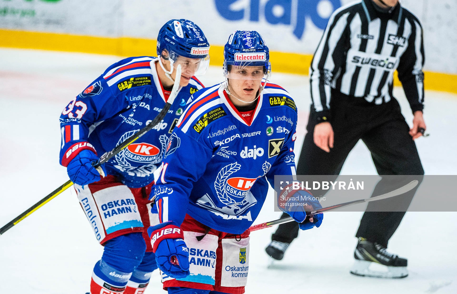 Oskarshamns Filip Sveningsson jublar