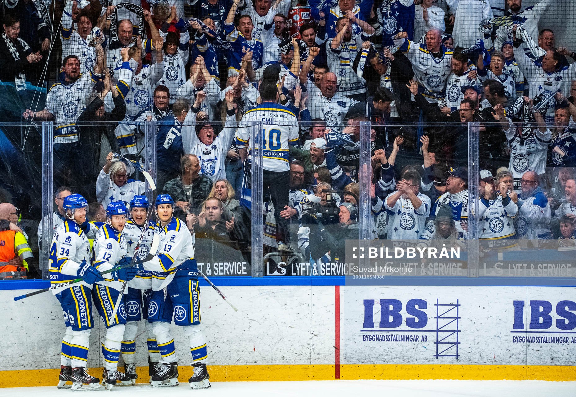 Leksands Fredrik Forsberg jublar