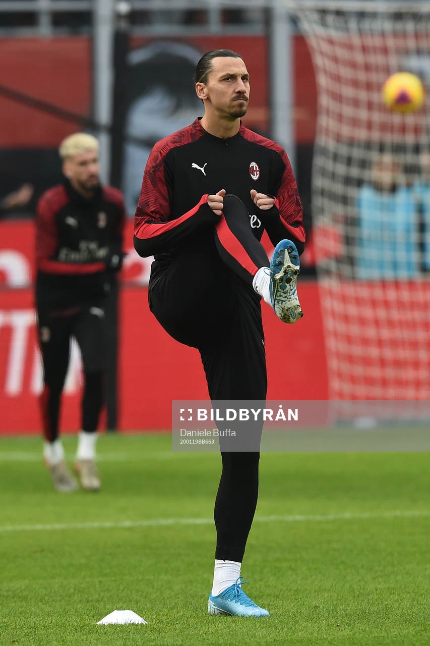 Zlatan Ibrahimovic of AC Milan