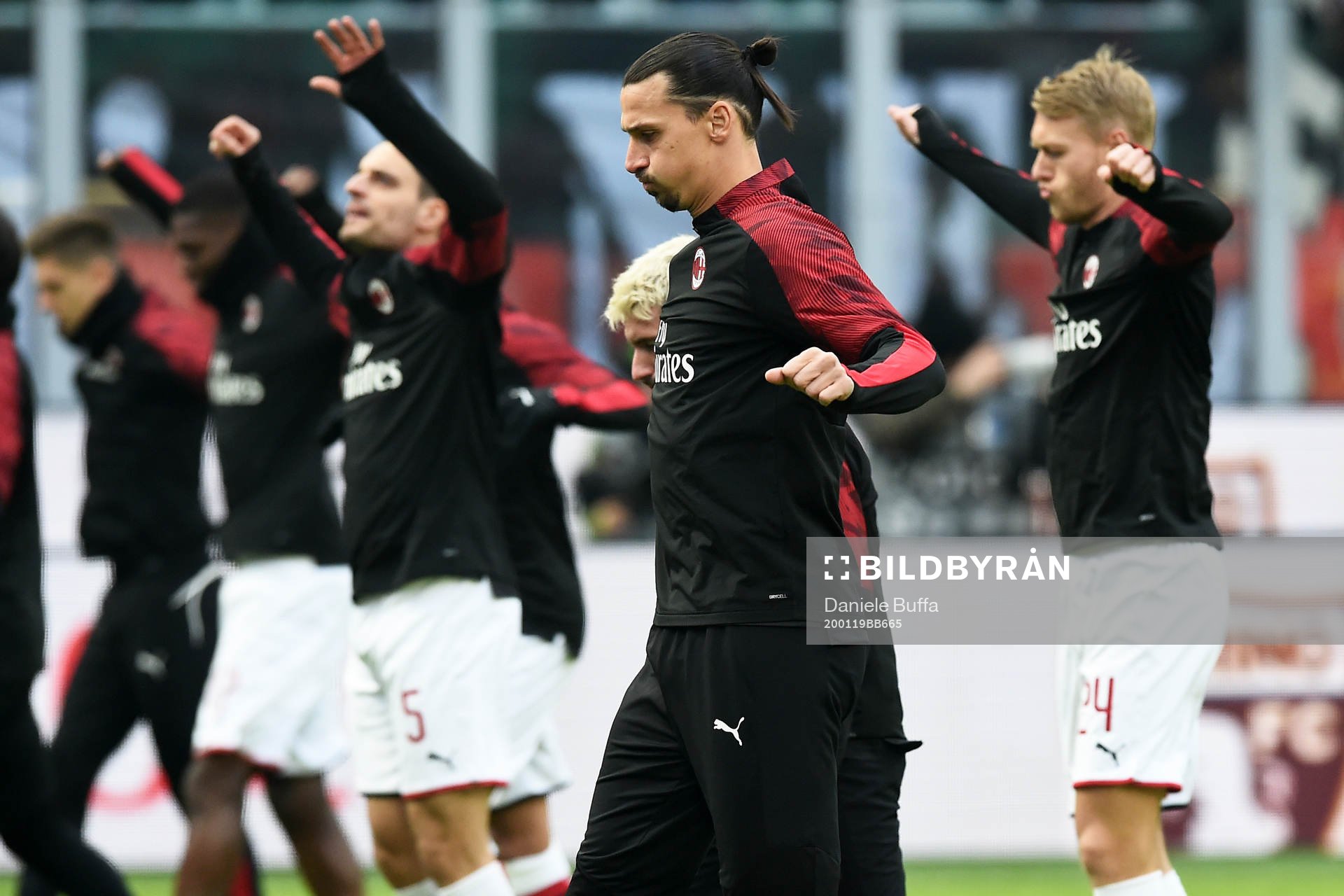 Zlatan Ibrahimovic of AC Milan