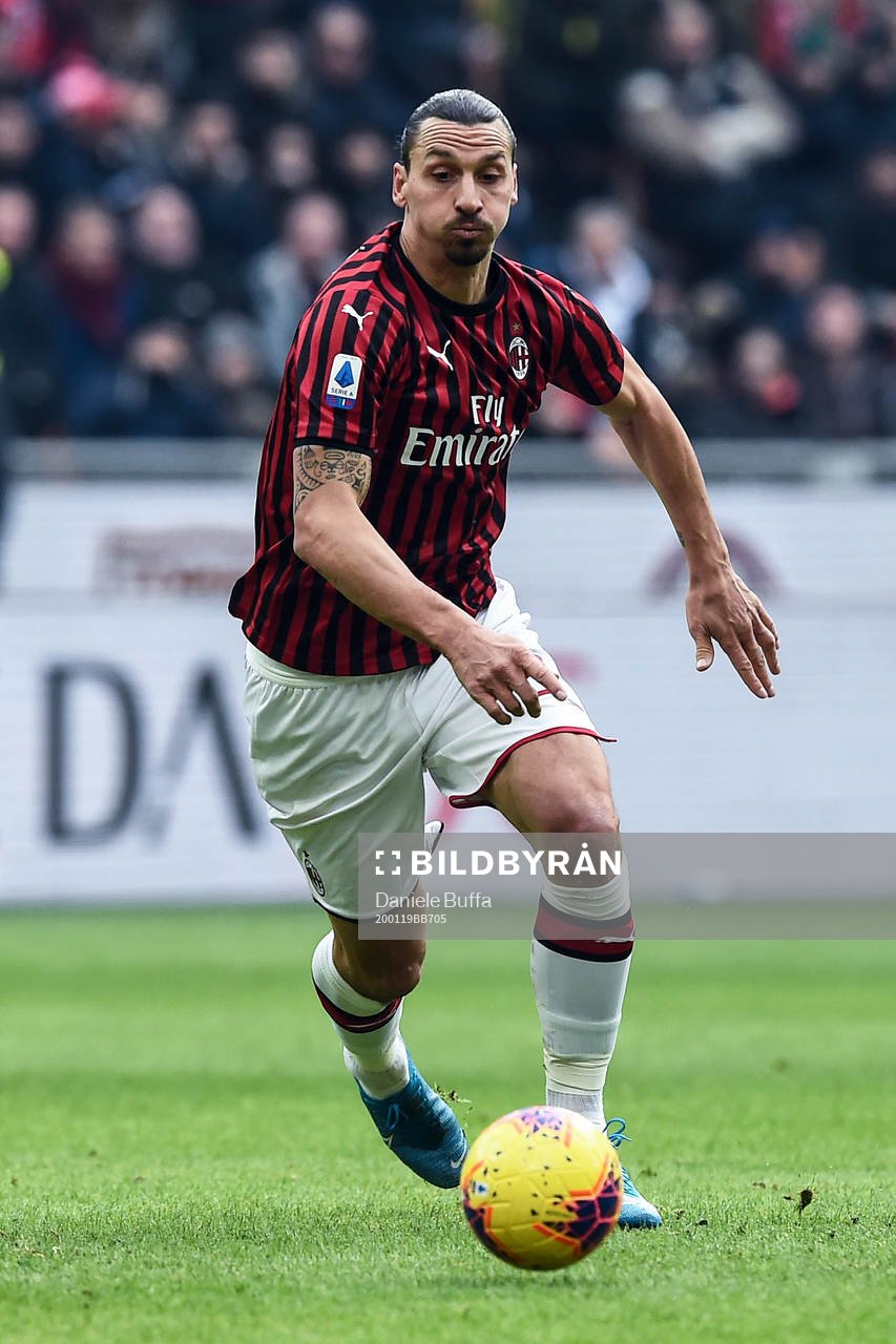 Zlatan Ibrahimovic of AC Milan