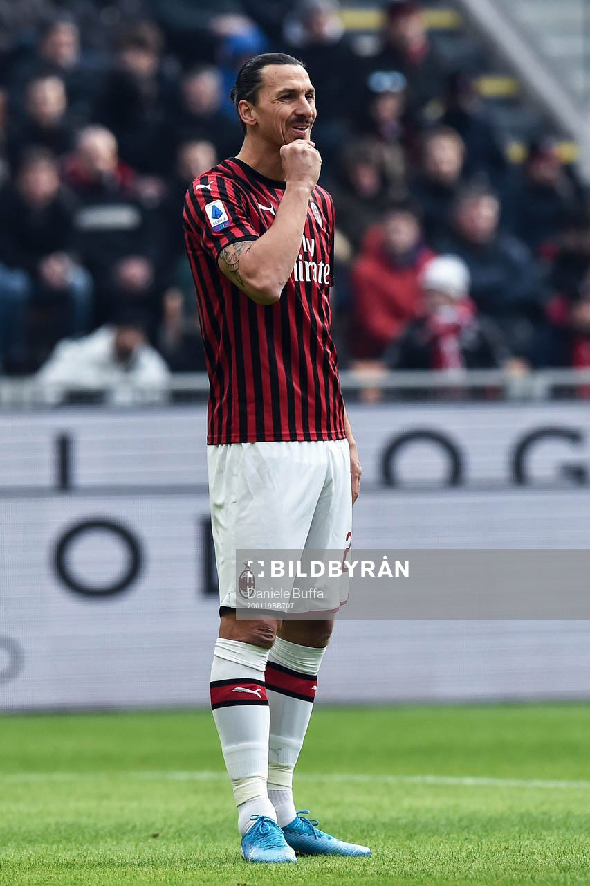 Zlatan Ibrahimovic of AC Milan