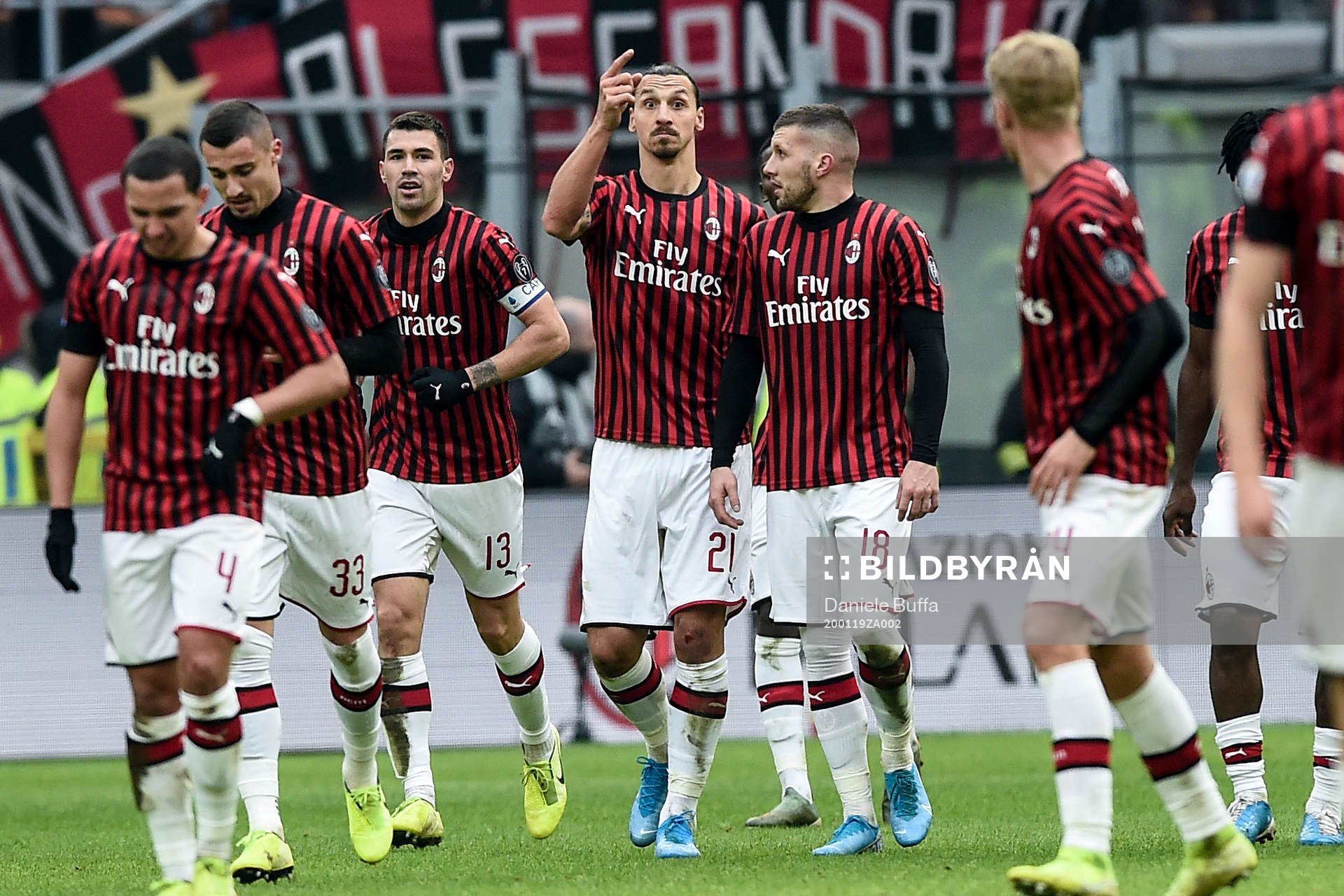 Zlatan Ibrahimovic of AC Milan