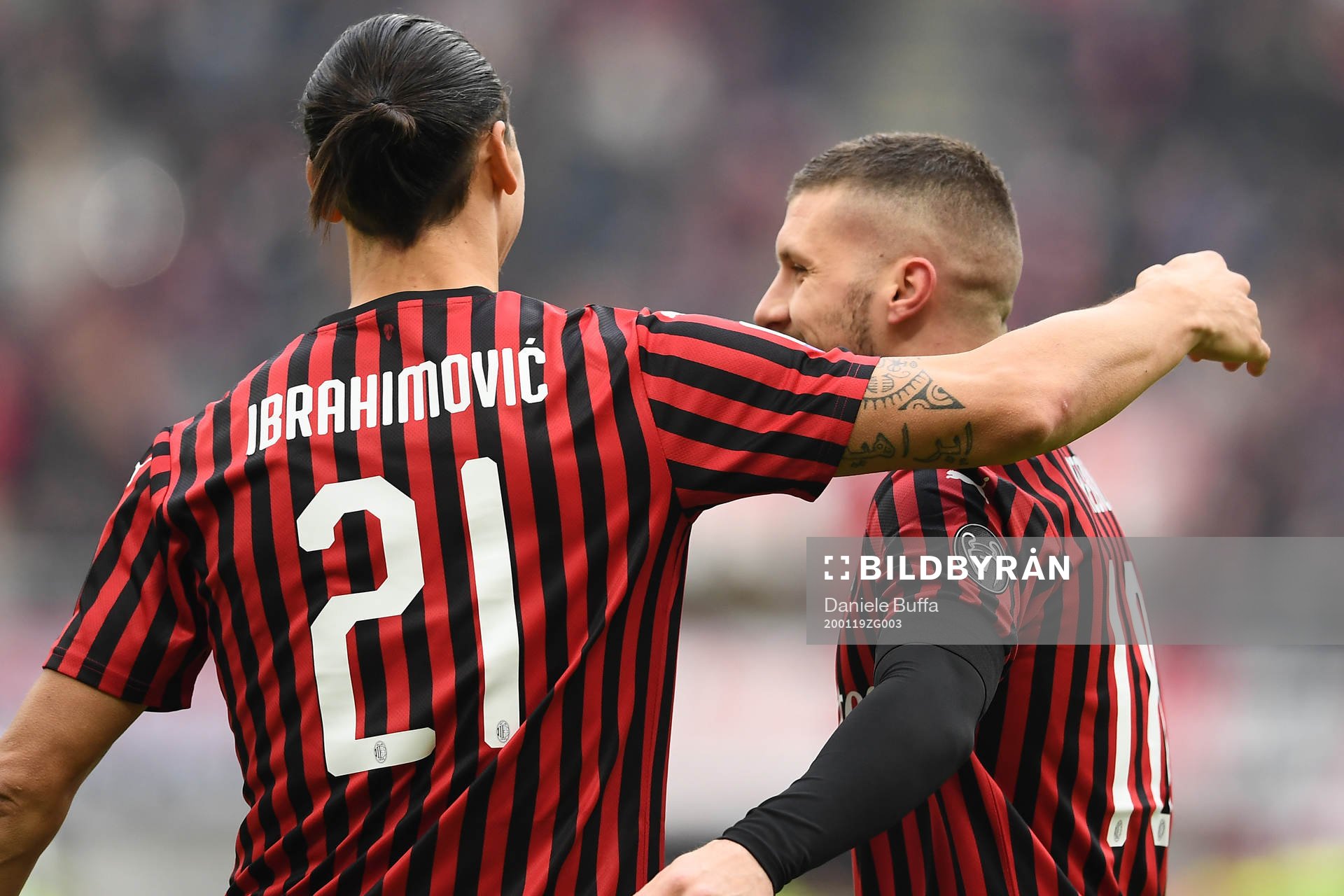 Zlatan Ibrahimovic of AC Milan
