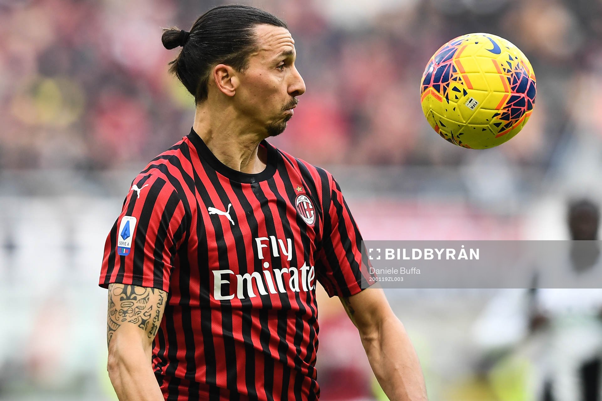 Zlatan Ibrahimovic of AC Milan