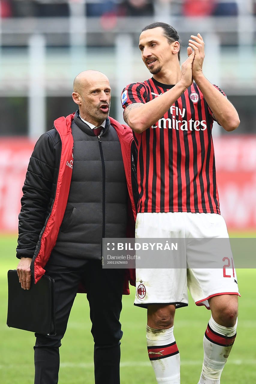 Zlatan Ibrahimovic of AC Milan