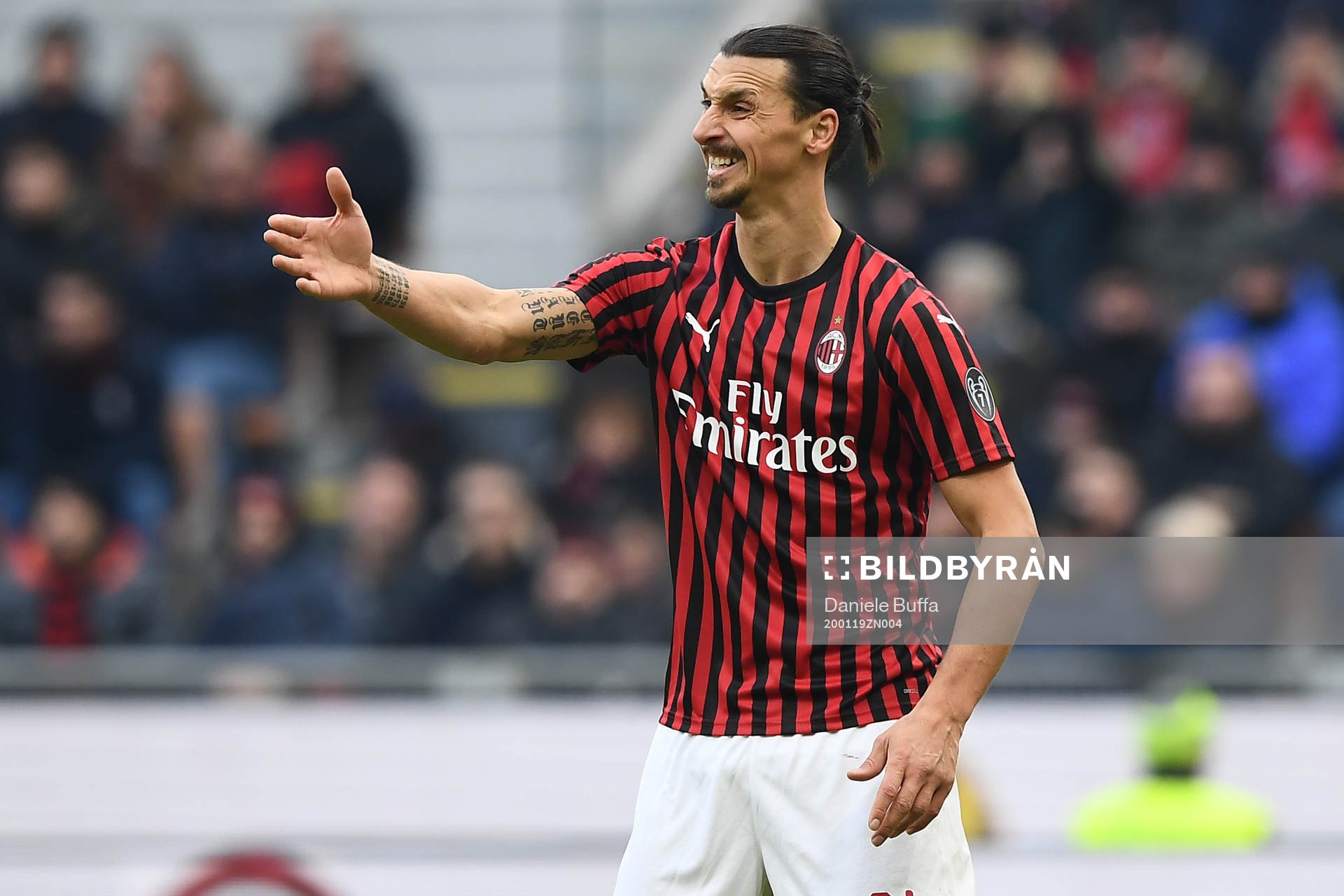 Zlatan Ibrahimovic of AC Milan