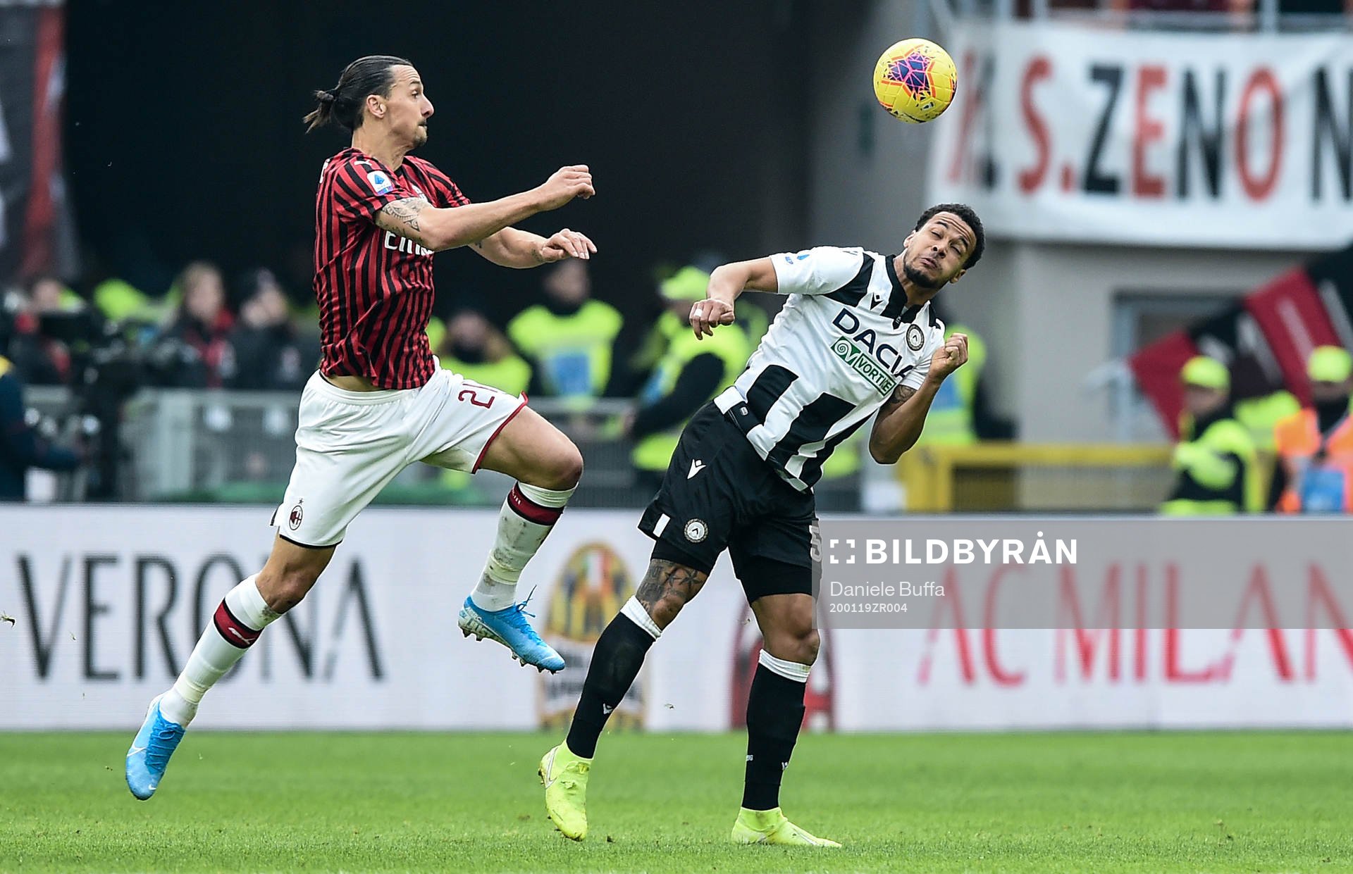 Zlatan Ibrahimovic of AC Milan