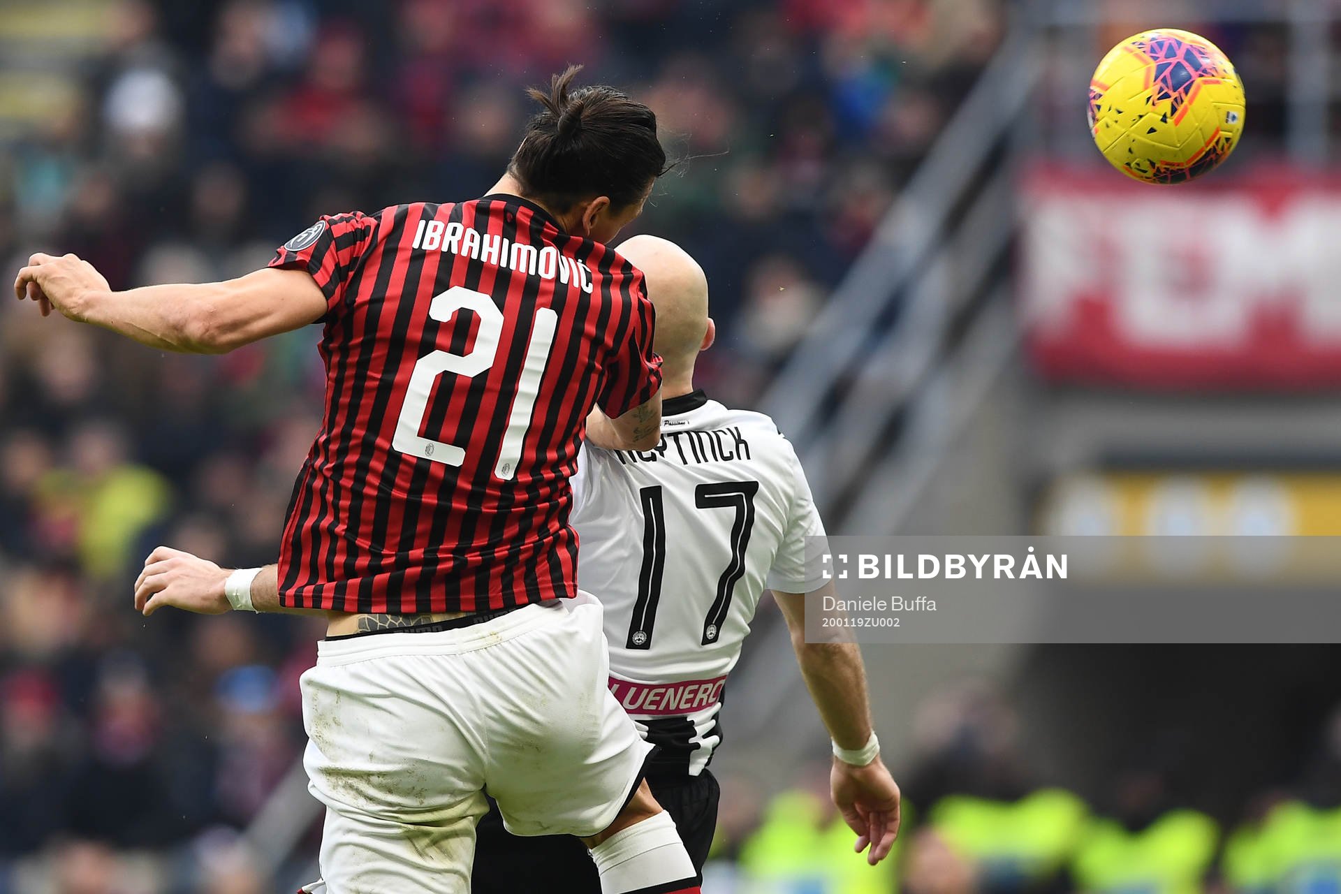 Zlatan Ibrahimovic of AC Milan