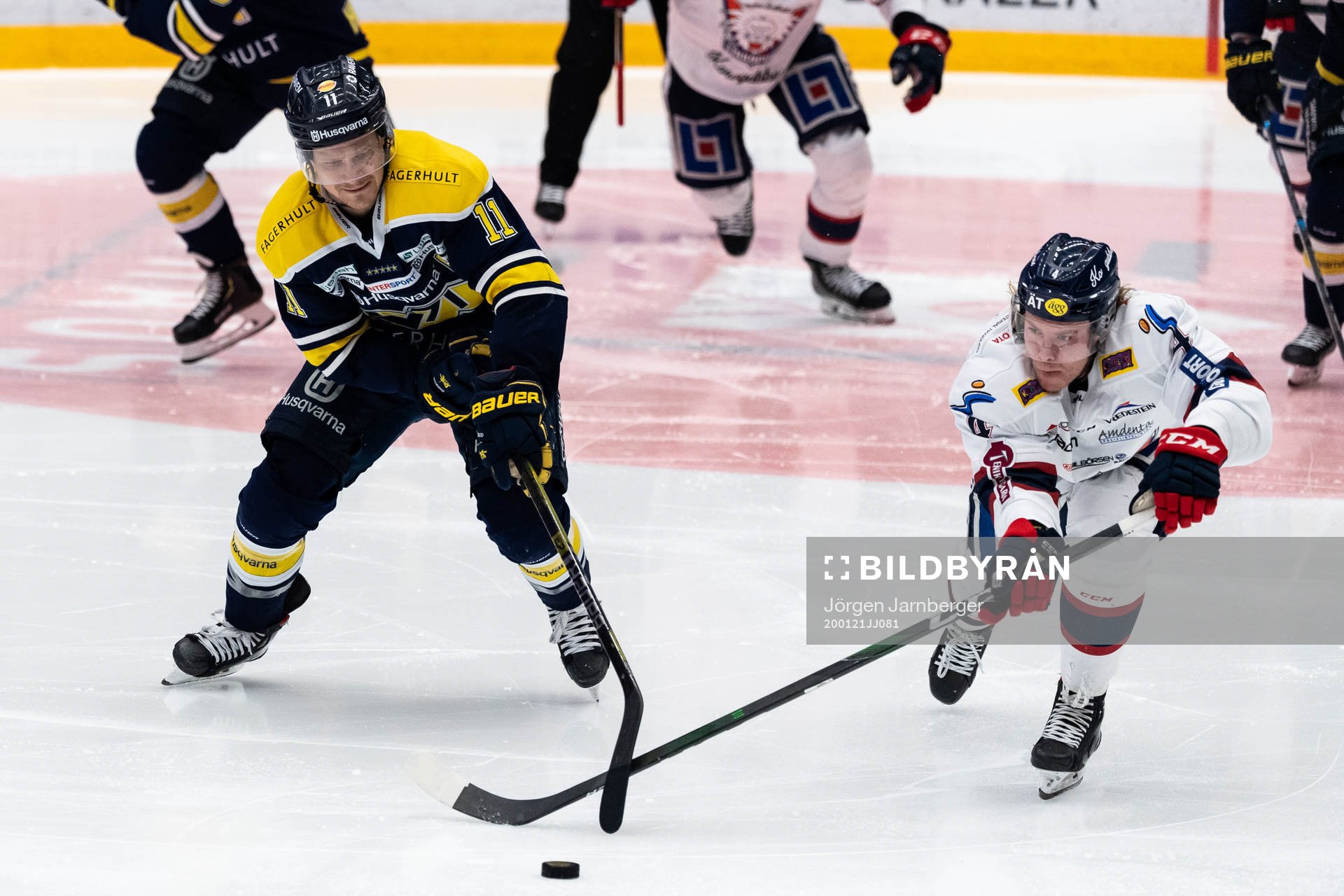 s Simon Önerud och Linköpings Samuel Lofquist