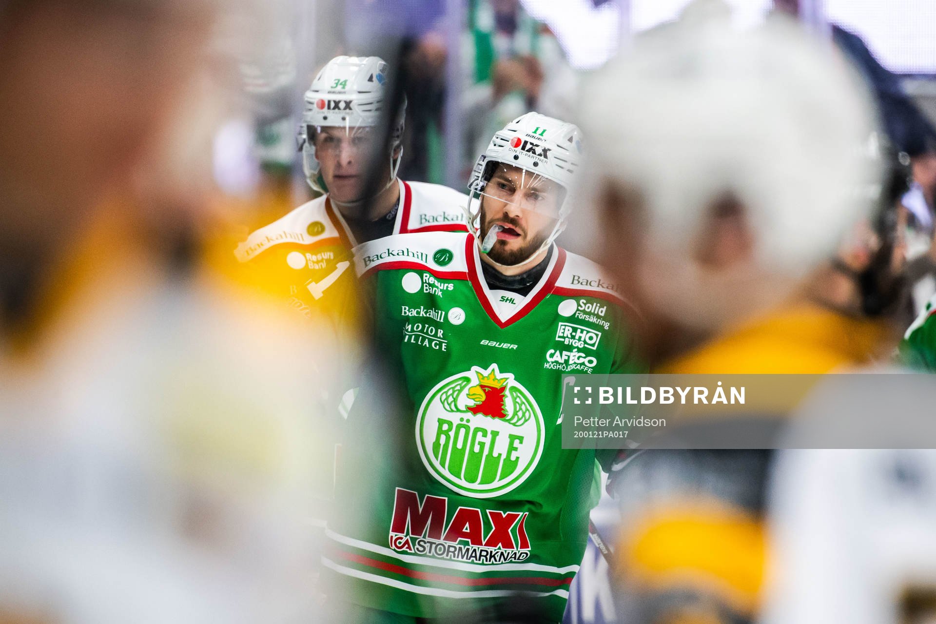 Rögles Mattias Sjögren jublar
