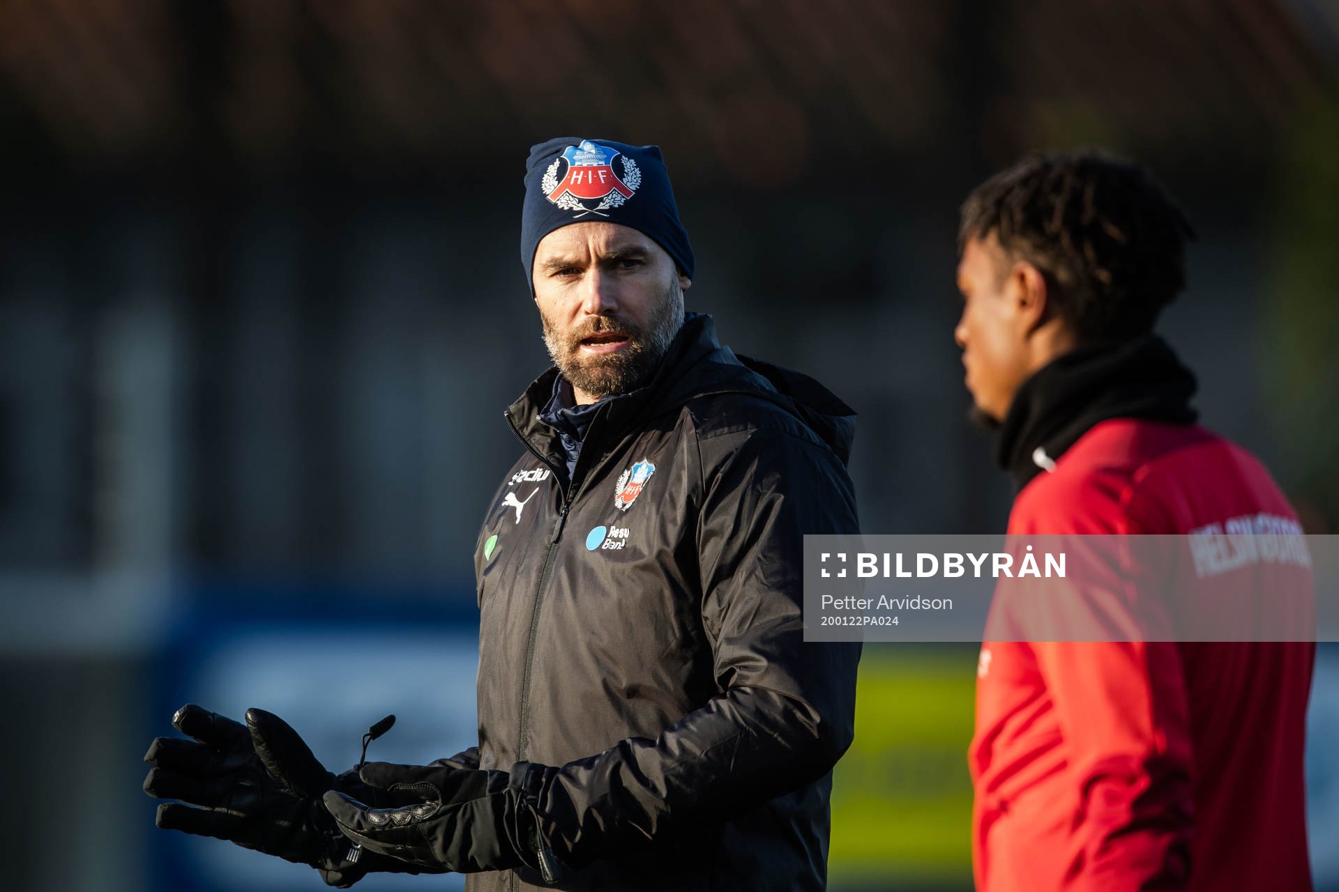 Helsingborgs tränare Olof Mellberg