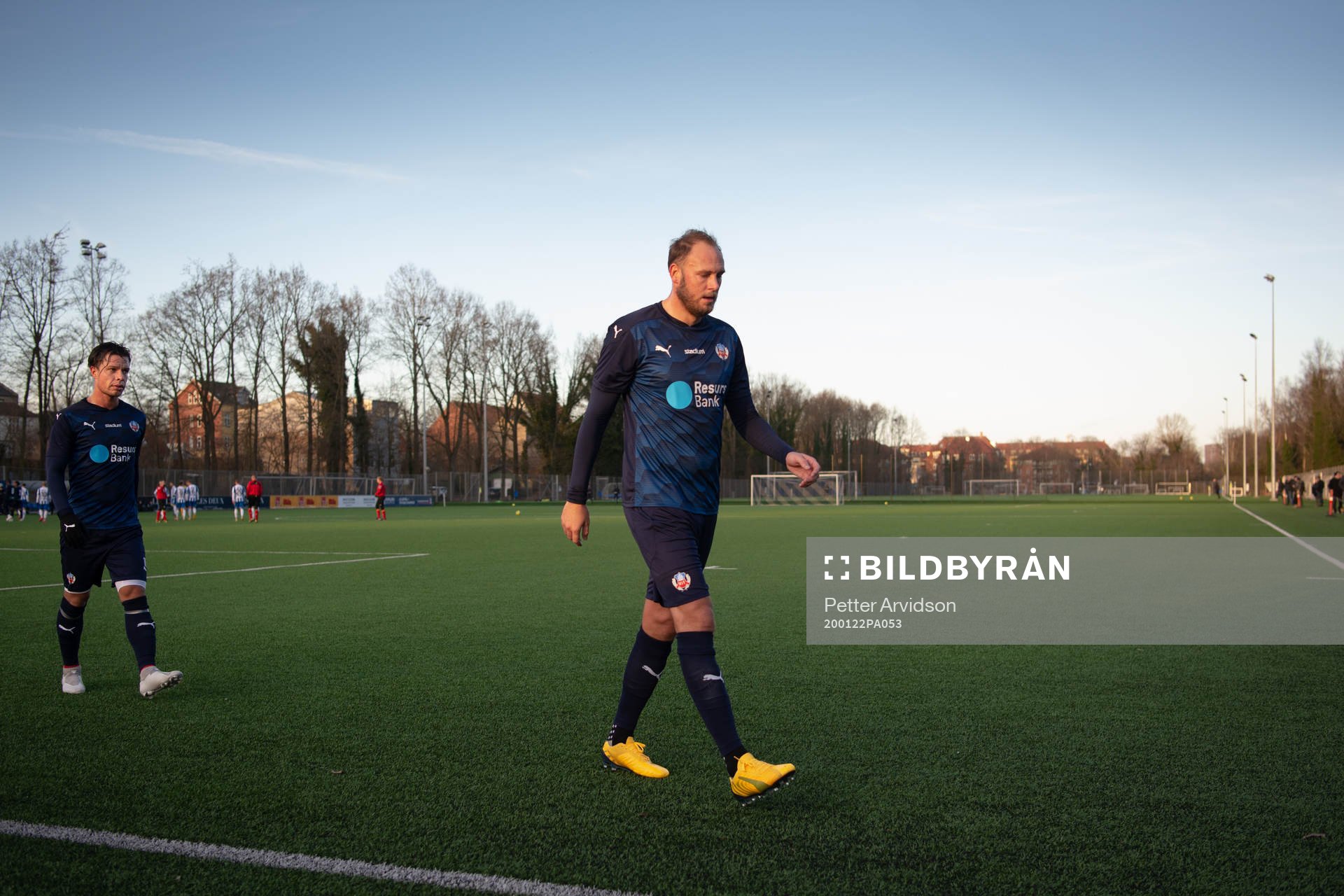 Helsingborgs Erik Figueroa och Andreas Granqvist deppar