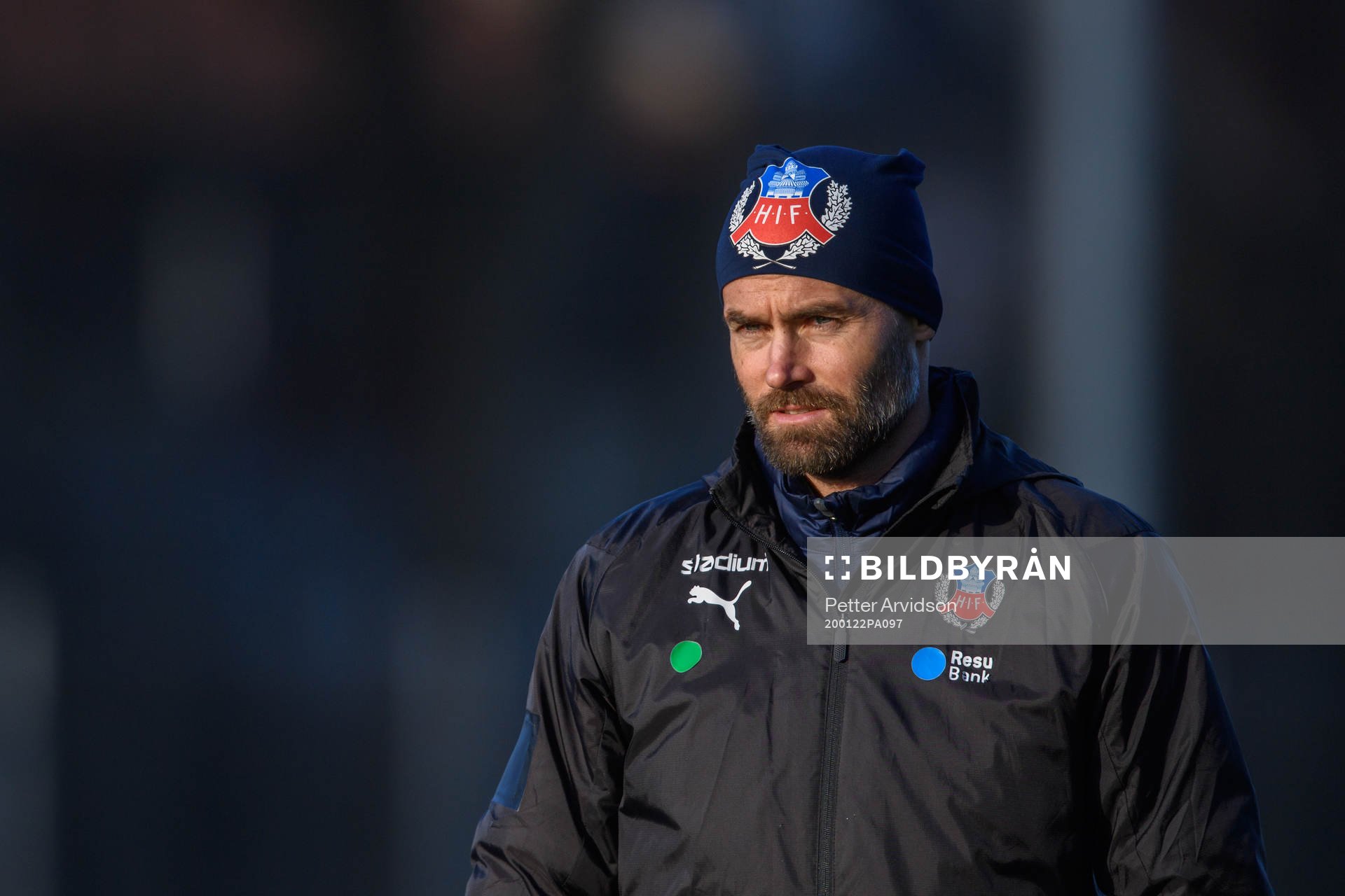 Helsingborgs tränare Olof Mellberg