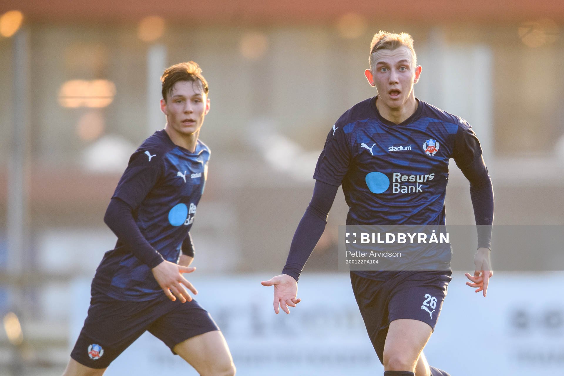 Helsingborgs Jakob Voelkerling Persson och Filip Sjöberg