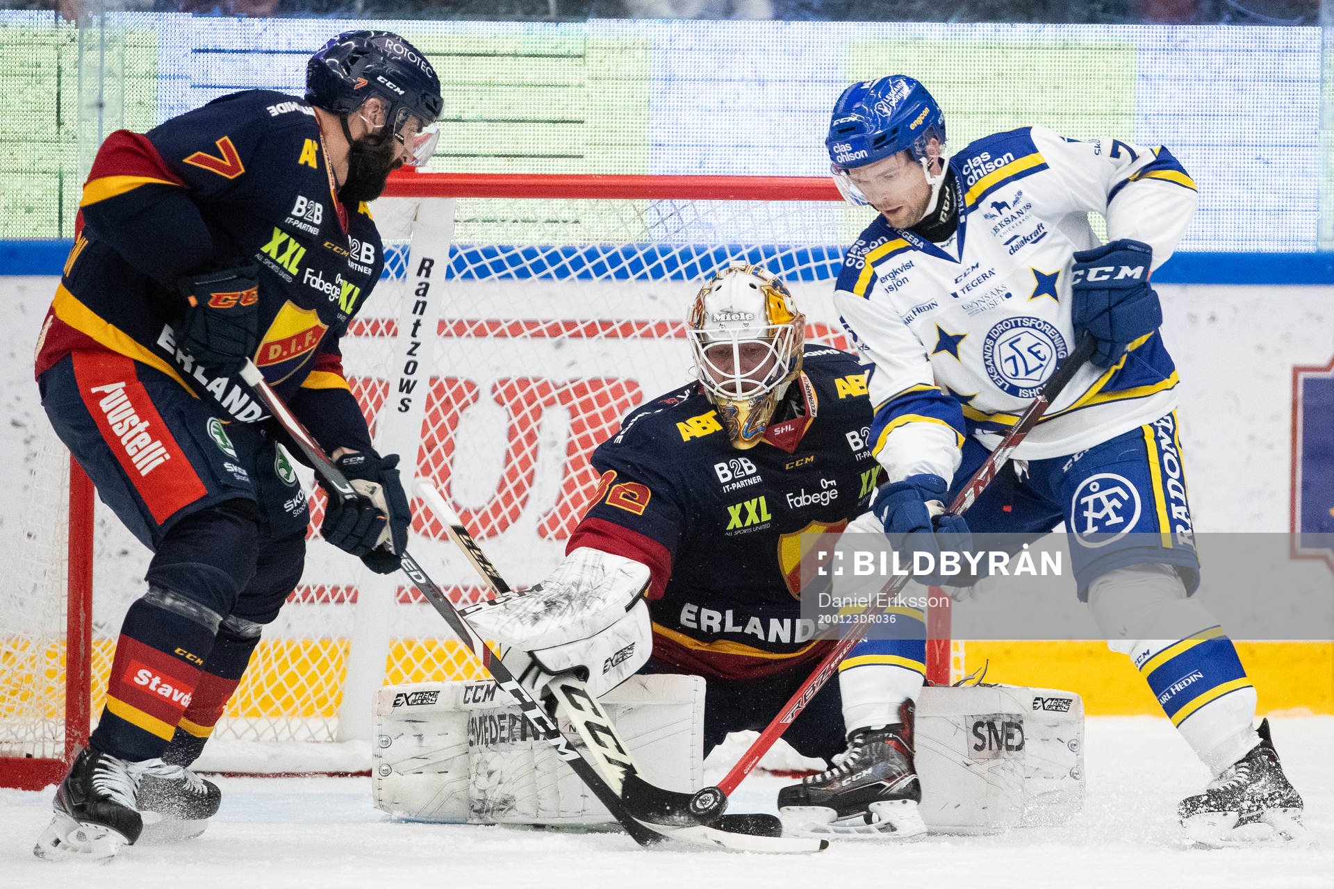 Leksands Spencer Abbott och Djurgårdens Jason Garrison