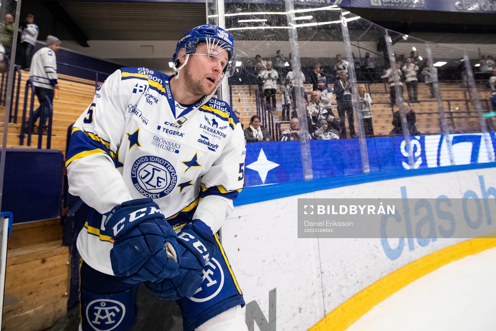 Leksands Jonas Ahnelöv utsedd till matchens krigare