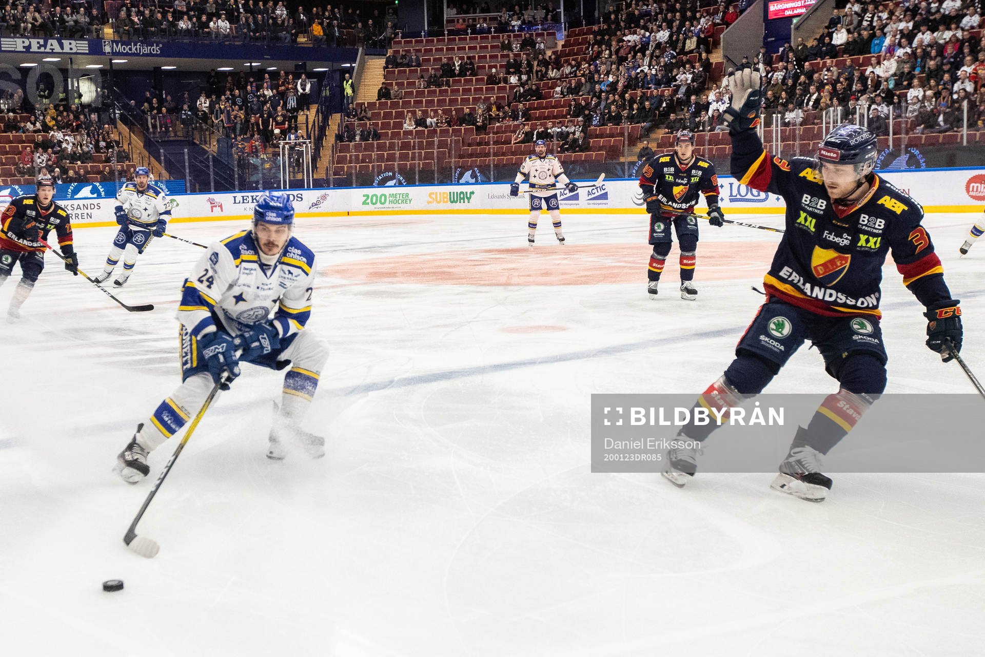 Leksands Thomas Valkvae Olsen och Djurgårdens Linus