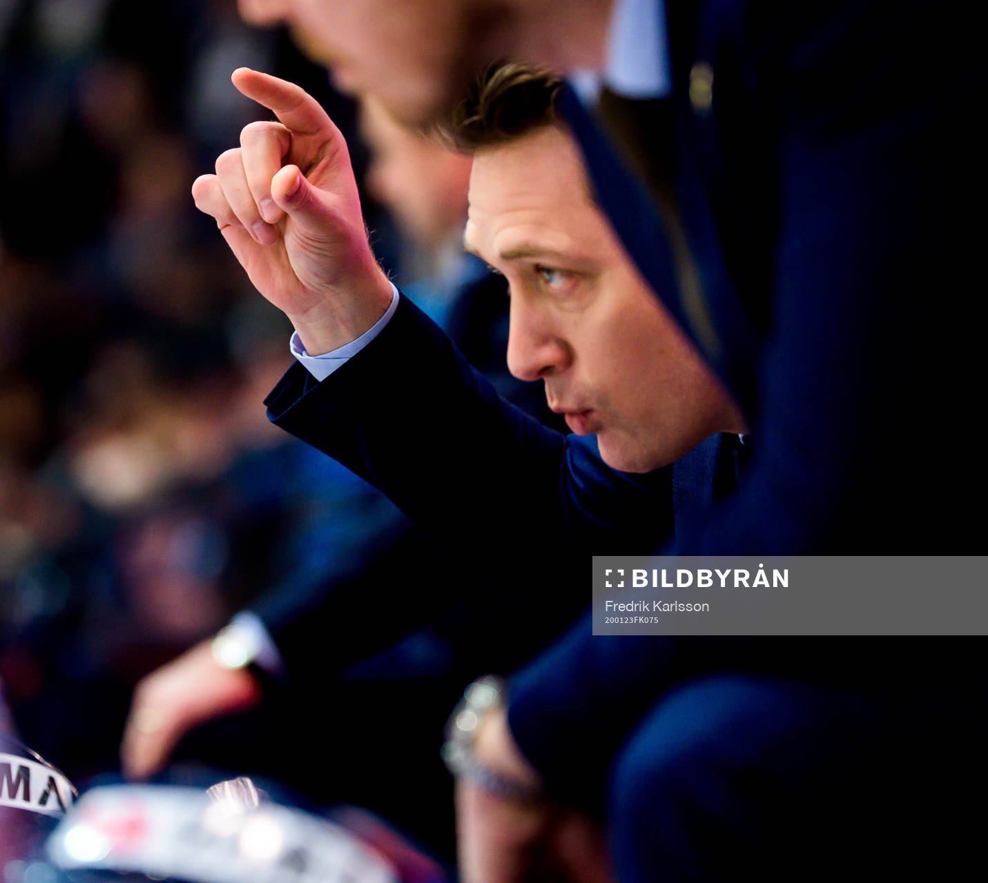 Växjös tränare Sam Hallam