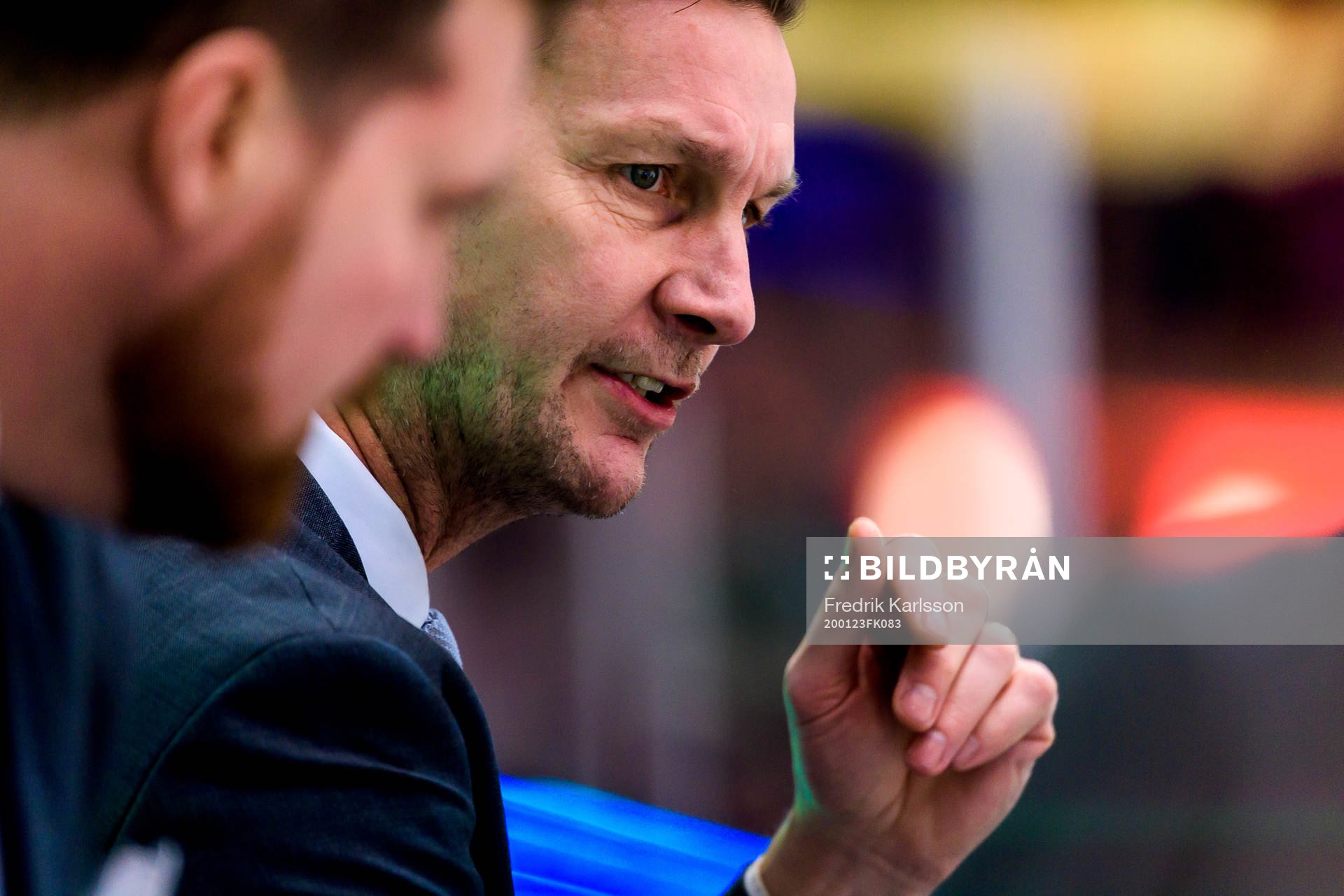 Färjestads huvudtränare Johan Pennerborn