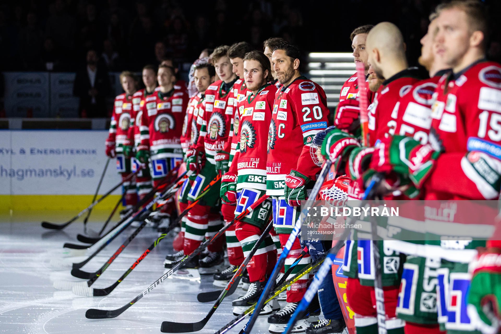 Frölundas Joel Lundqvist uppmärksammas för sina 1000
