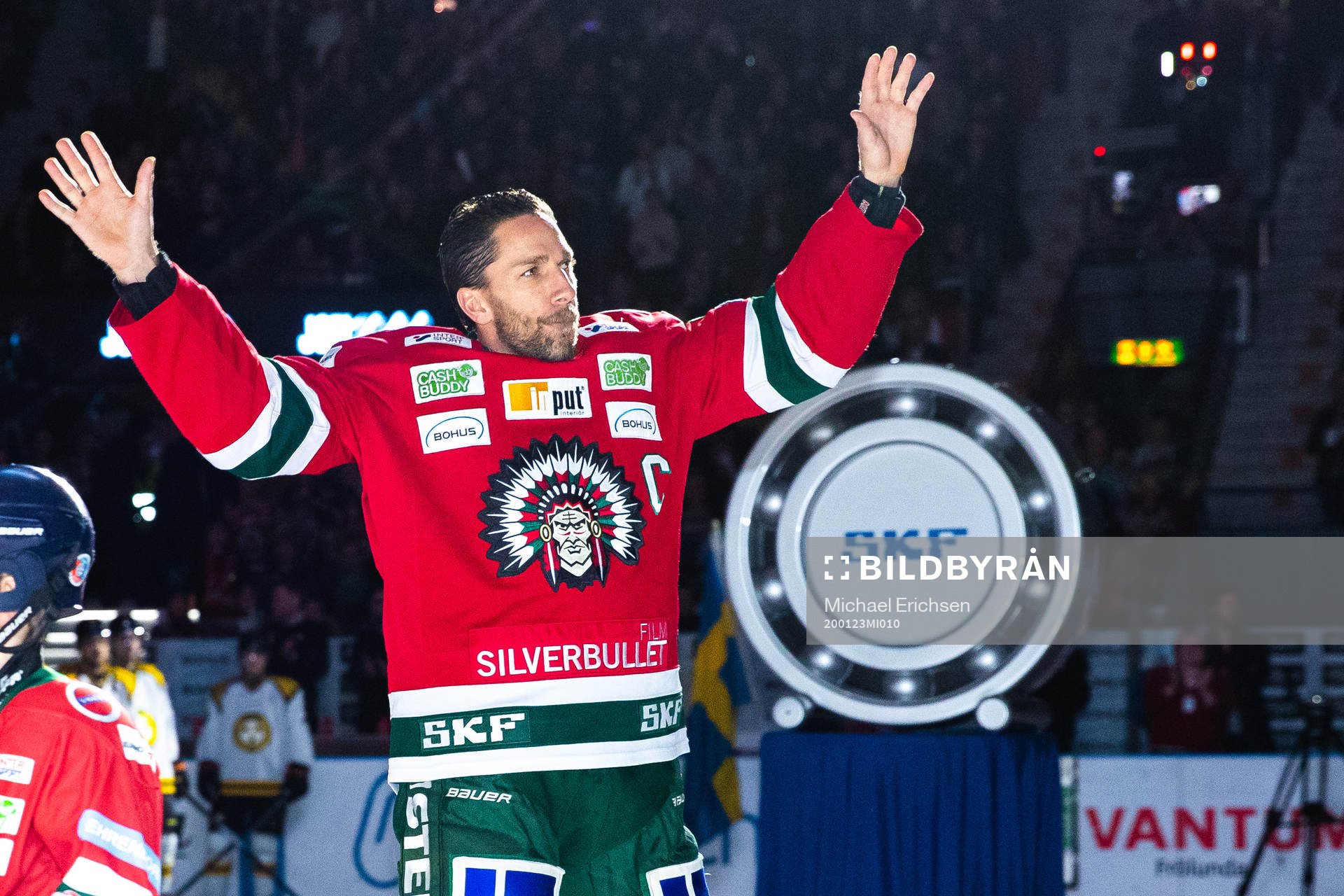 Frölundas Joel Lundqvist uppmärksammas för sina 1000